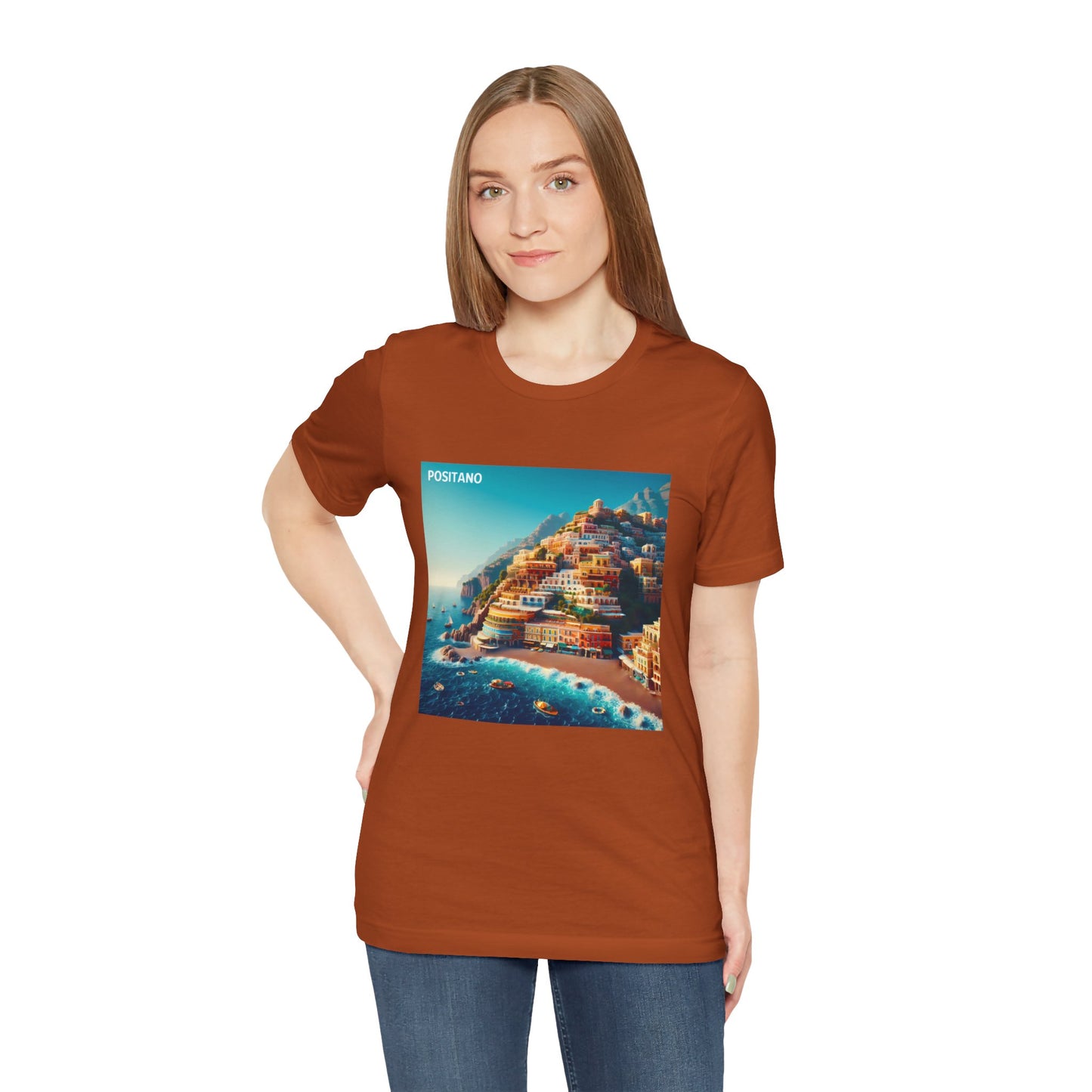 Positano Disney Pixar Style Jersey Short Sleeve Tee