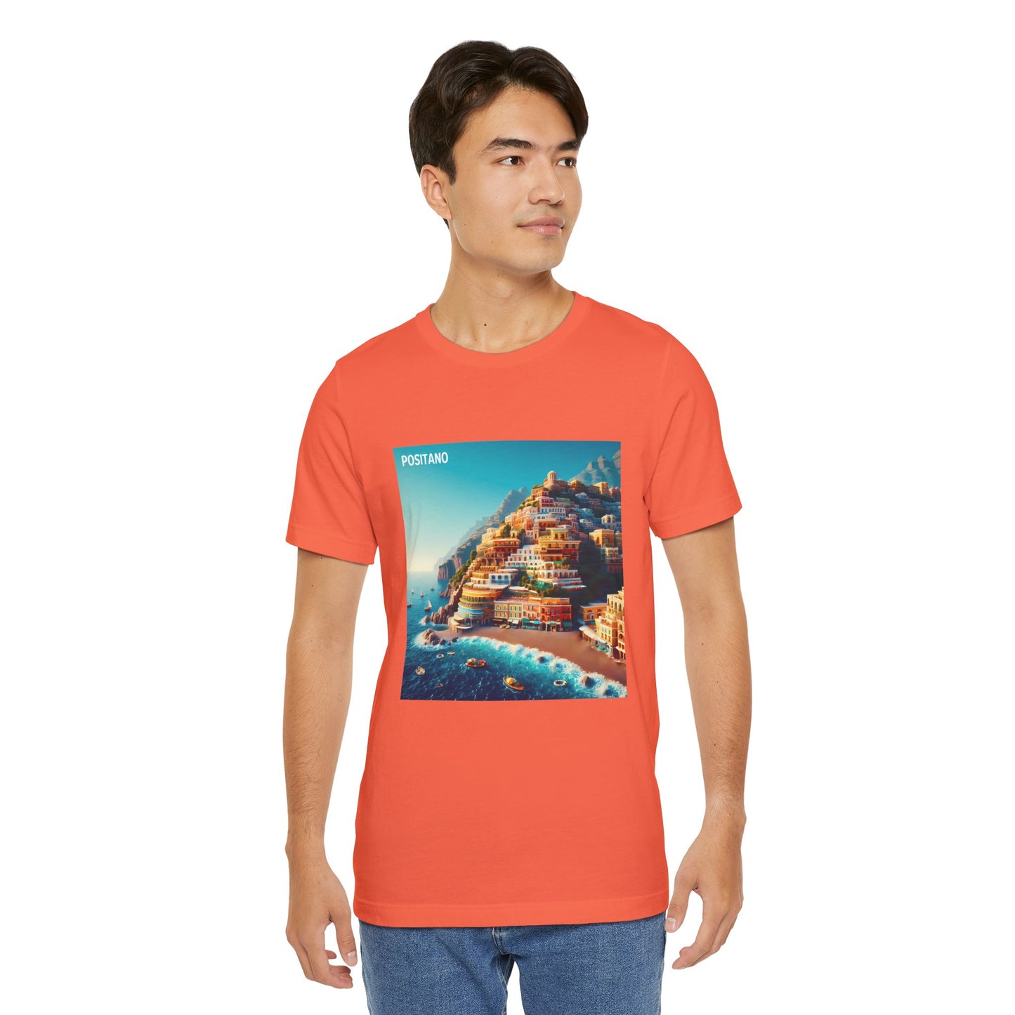 Positano Disney Pixar Style Jersey Short Sleeve Tee