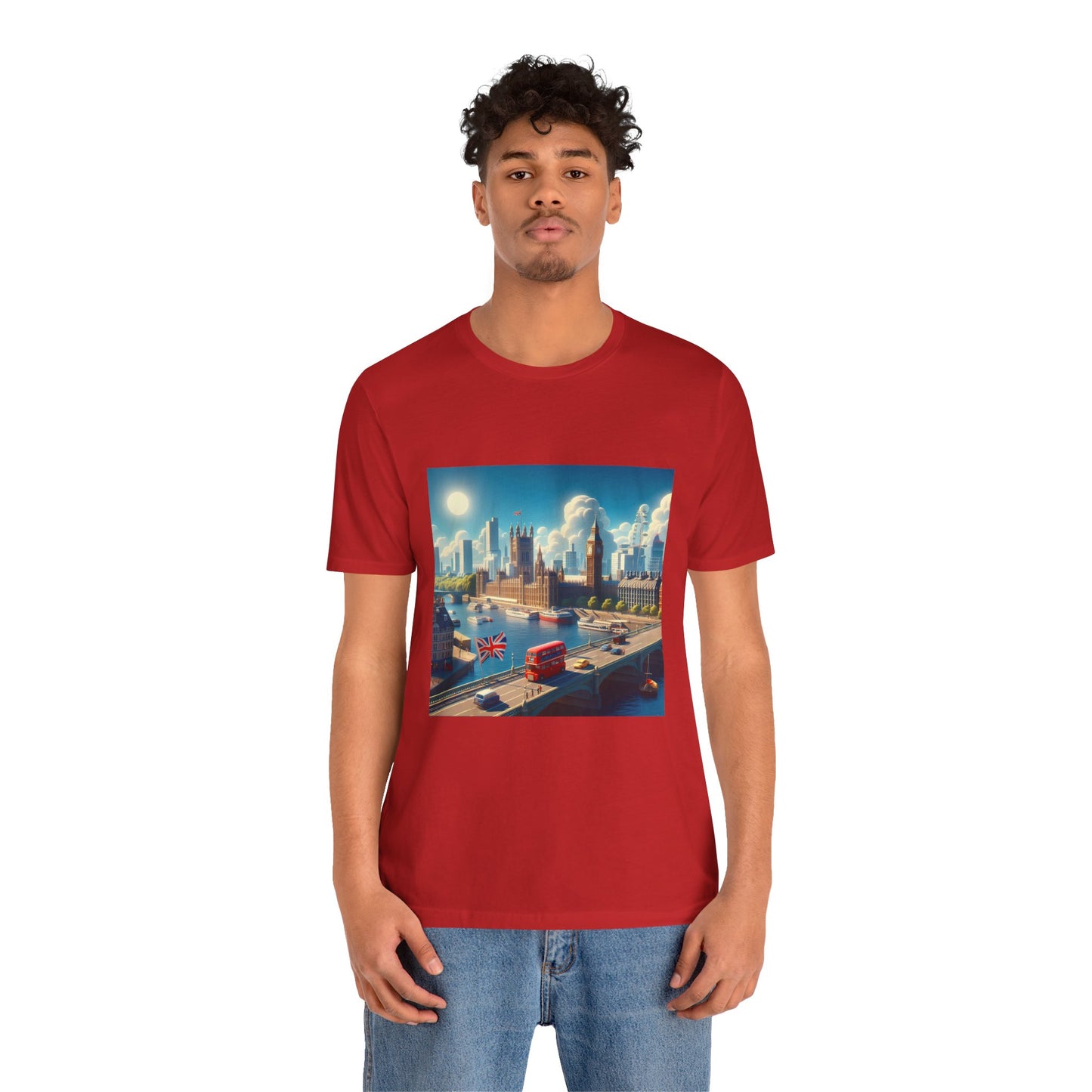 London Disney Pixar Style Jersey Short Sleeve Tee