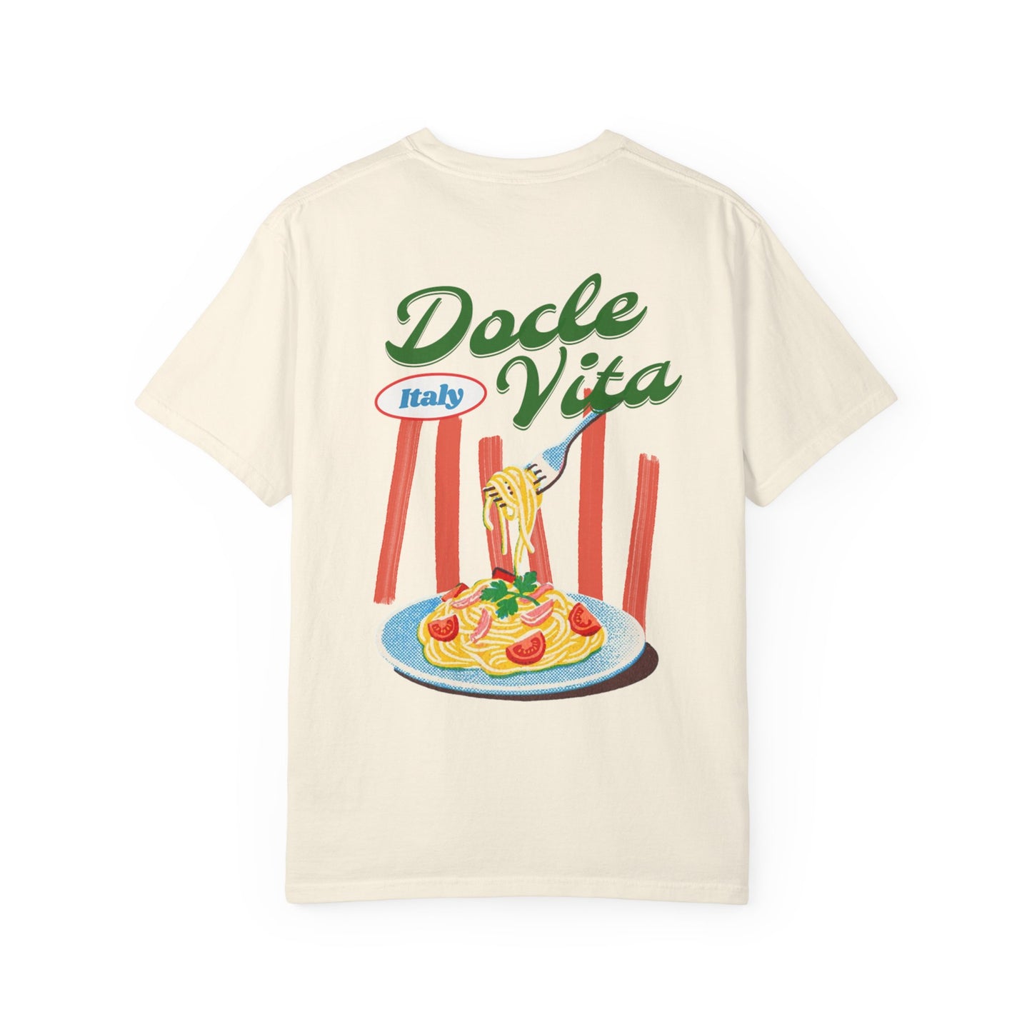 Dolce Vita Italy Pasta Graphic T-Shirt