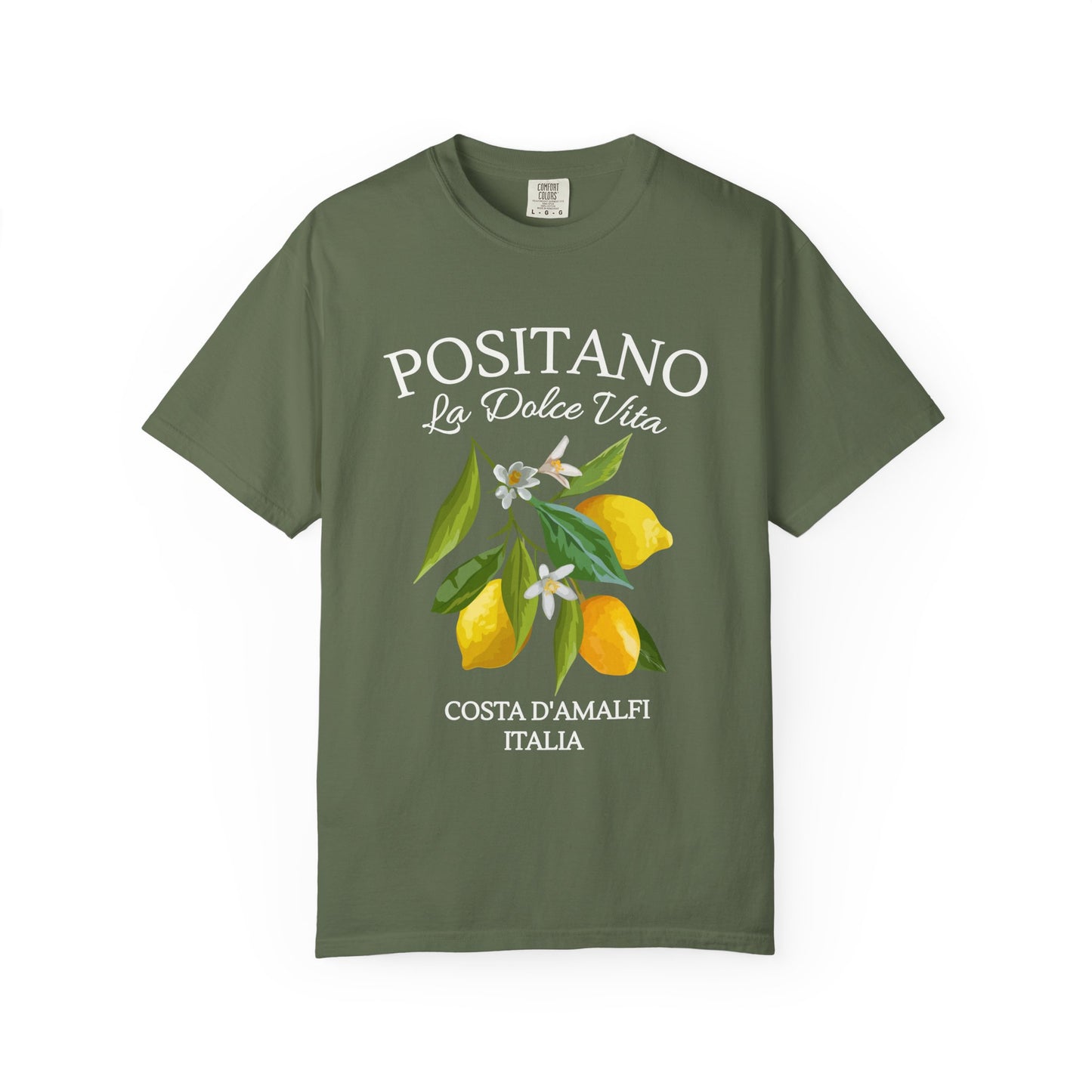 Positano Lemon La Dolce Vita Graphic T-Shirt - Italy Travel Tee
