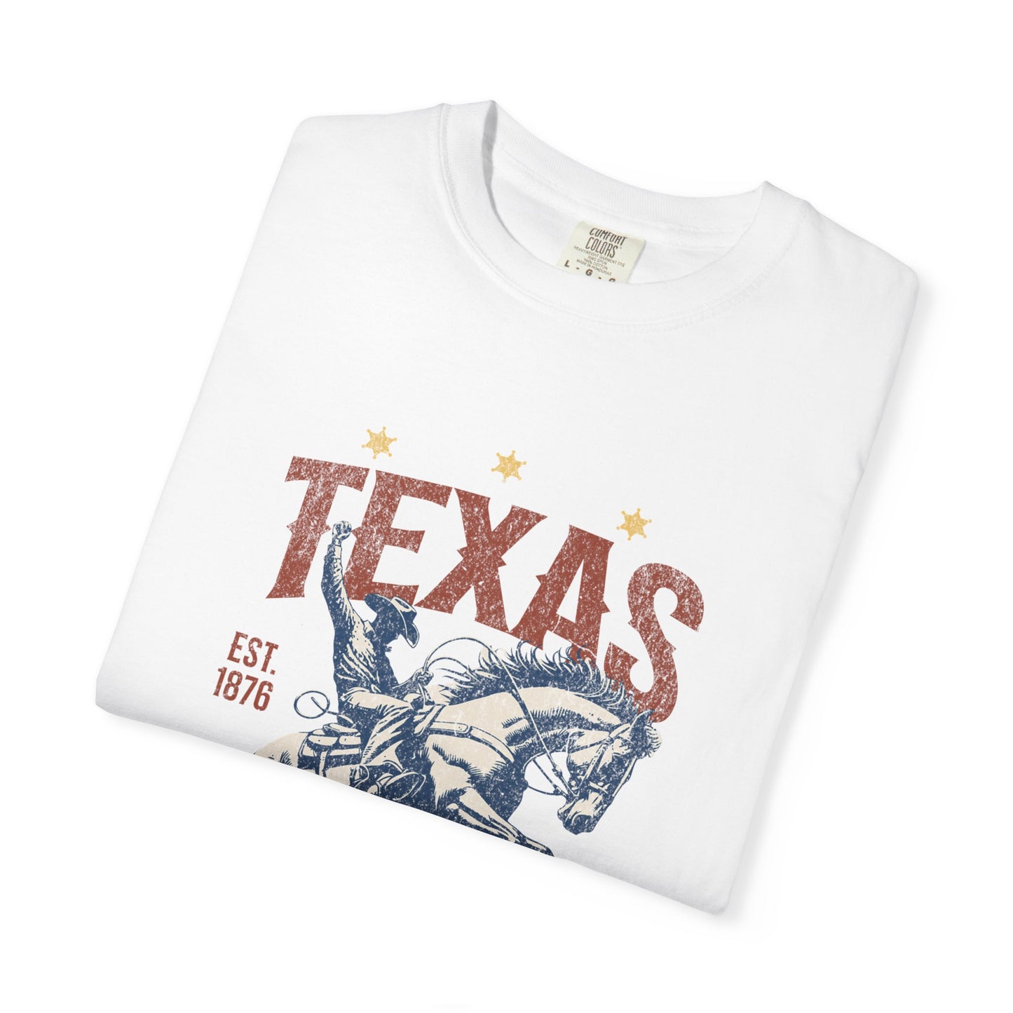 Texas Western Cowboy 1876 Graphic T-Shirt