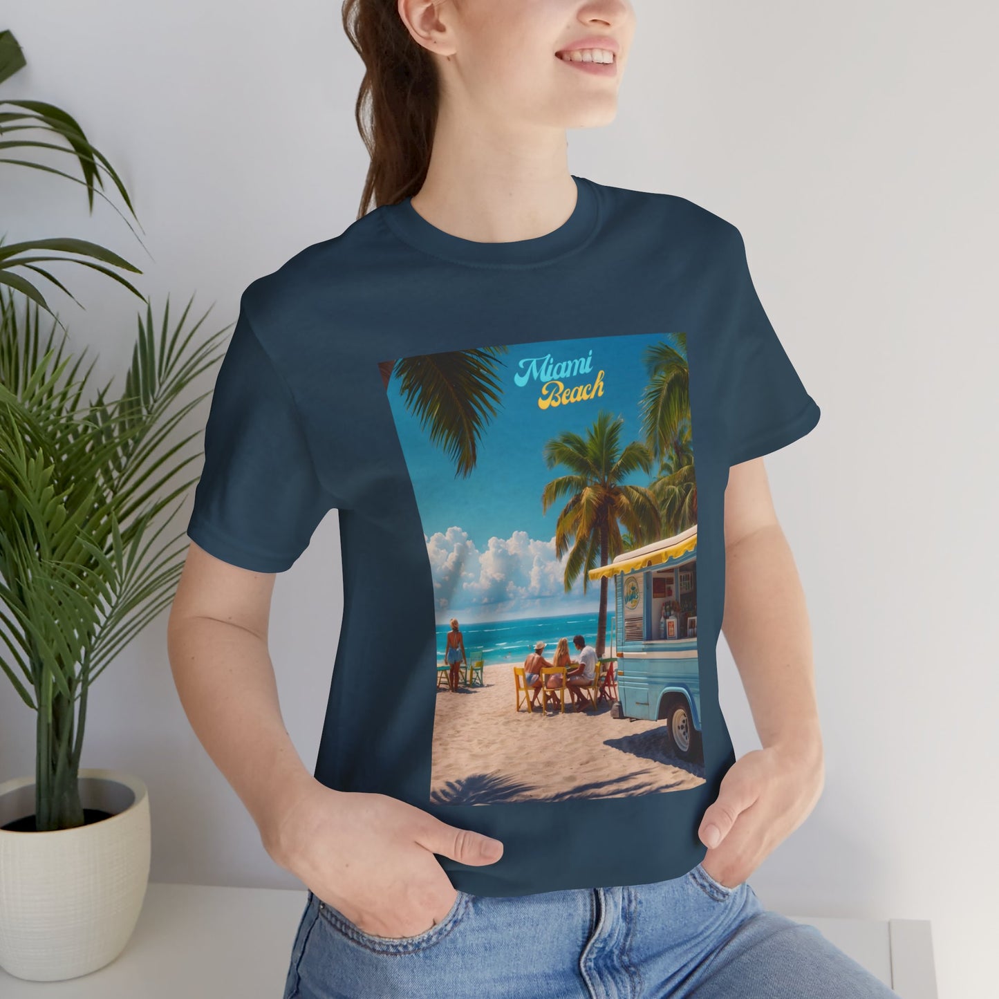 Miami Beach Retrosense Jersey Short Sleeve Tee