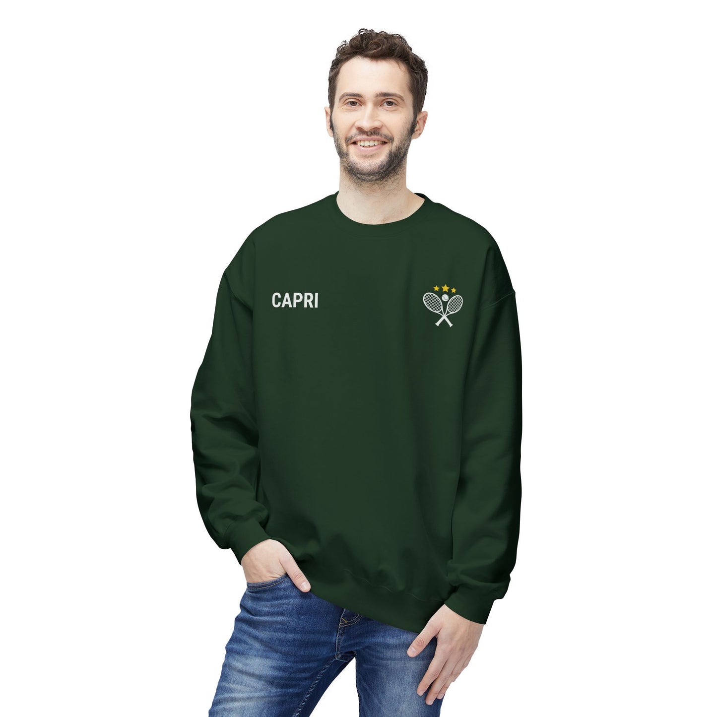 Capri Tennis & Yacht Club Graphic Sweatshirt