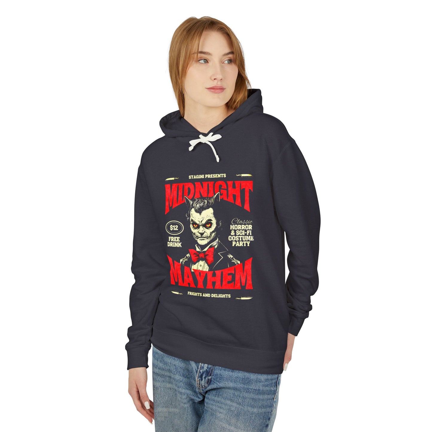 Midnight Mayhem Lightweight Hooded Sweatshirt