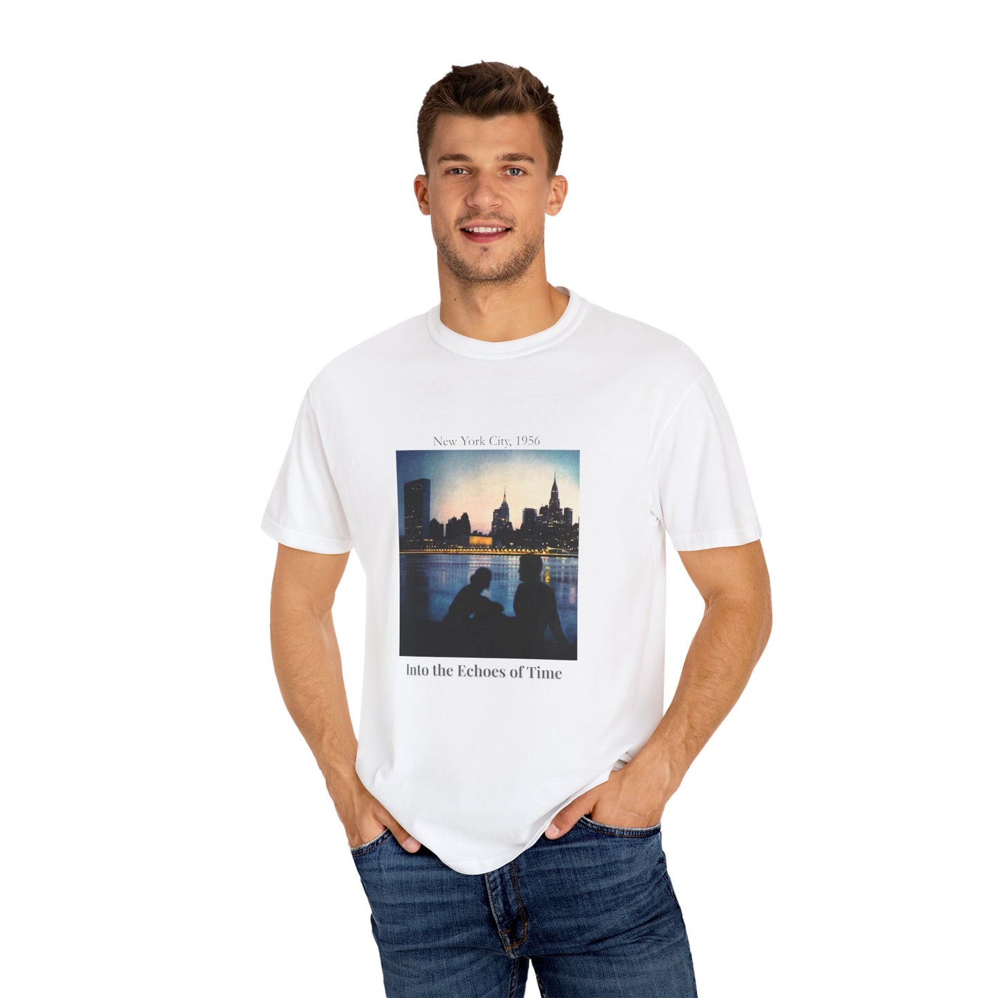 New York City Manhattan Photograph 1956 Graphic T-Shirt