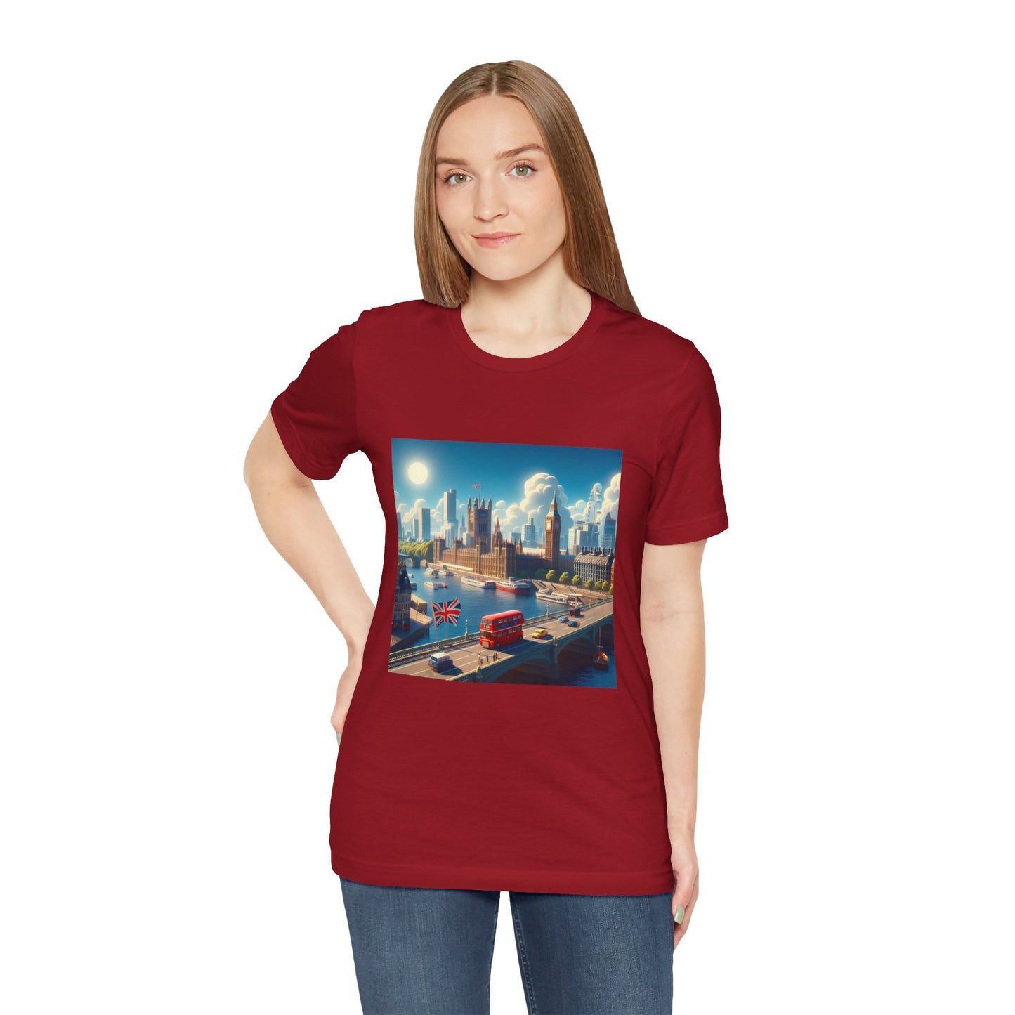 London Disney Pixar Style Jersey Short Sleeve Tee