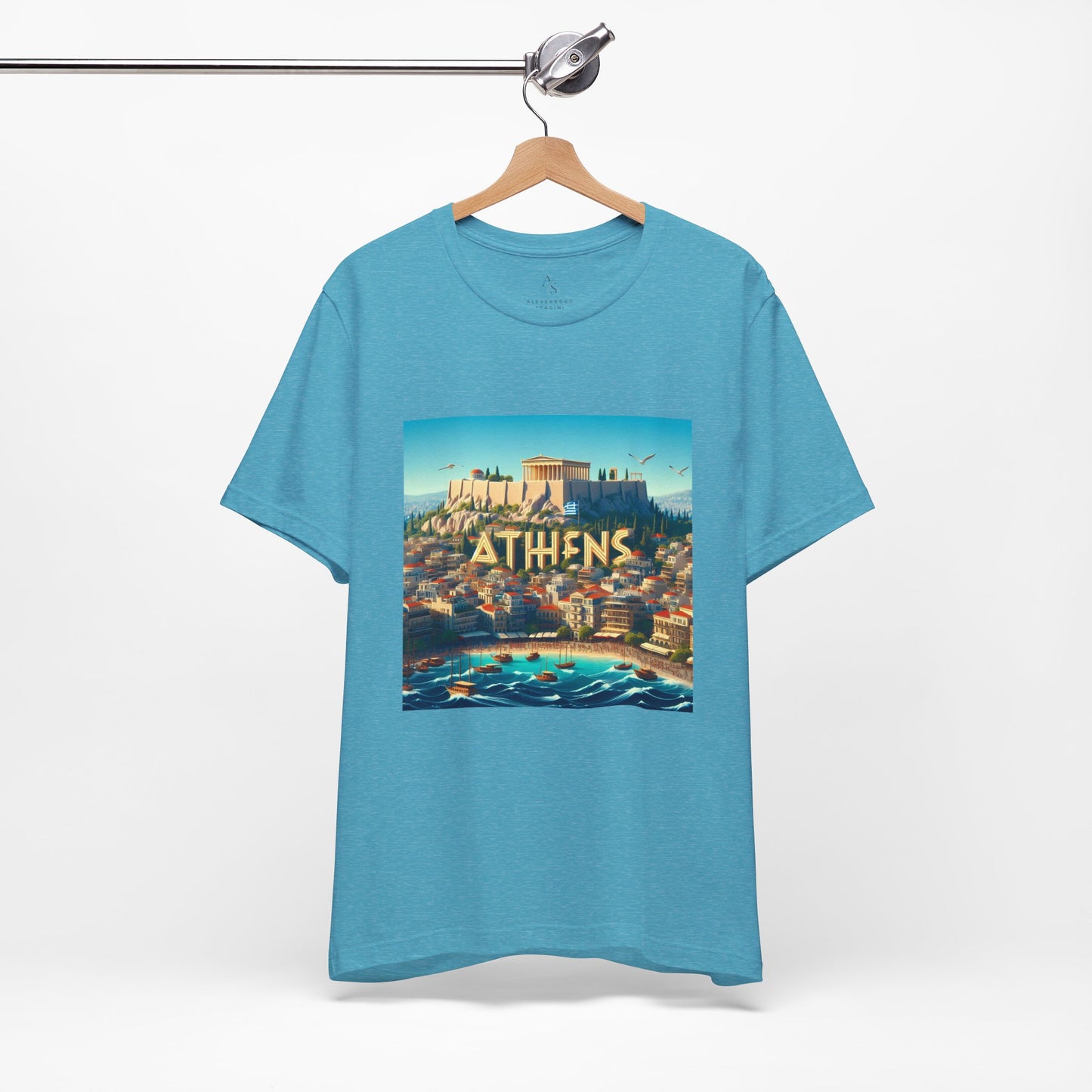 Athens Disney Pixar Style Jersey Short Sleeve Tee