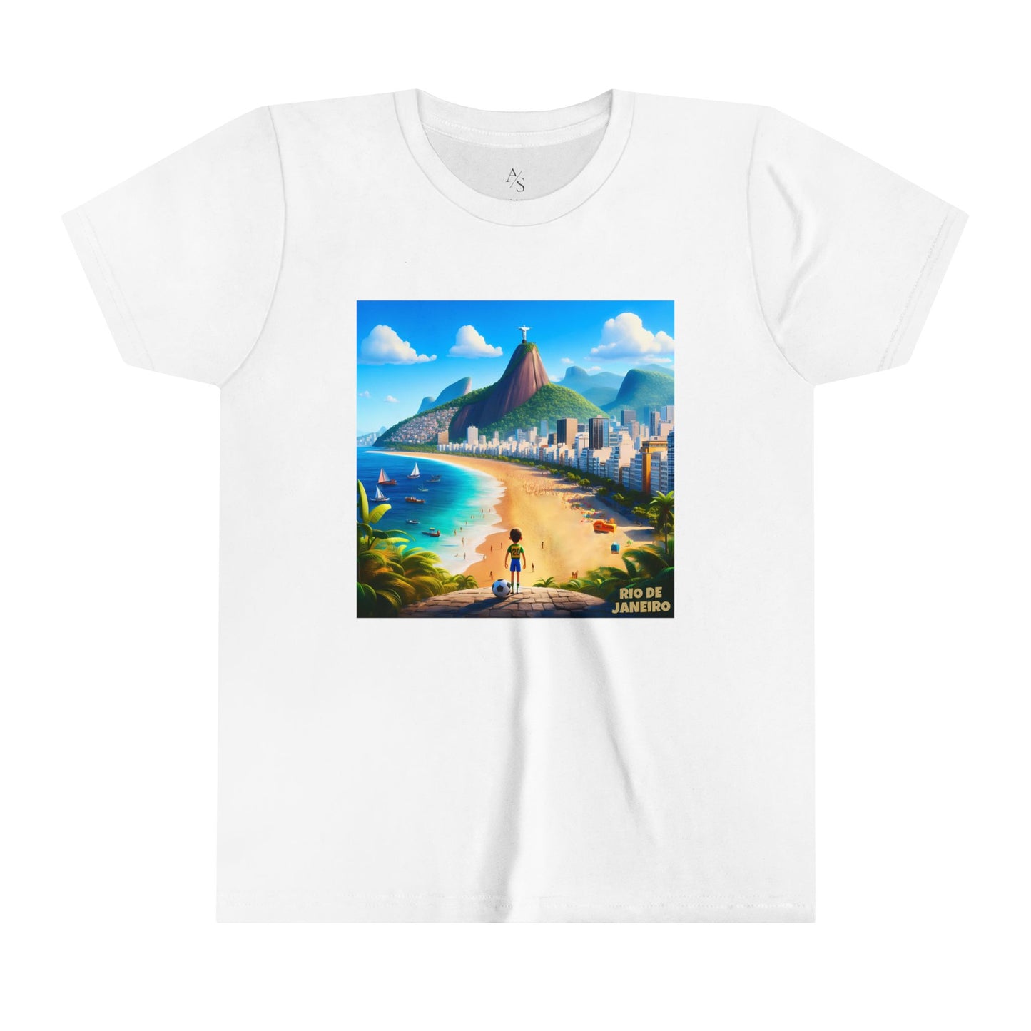 Rio De Janeiro Disney Pixar Style Youth Short Sleeve Tee