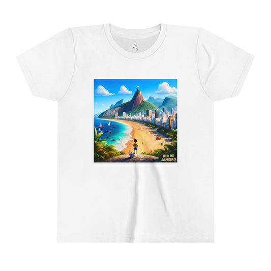 Rio De Janeiro Disney Pixar Style Youth Short Sleeve Tee