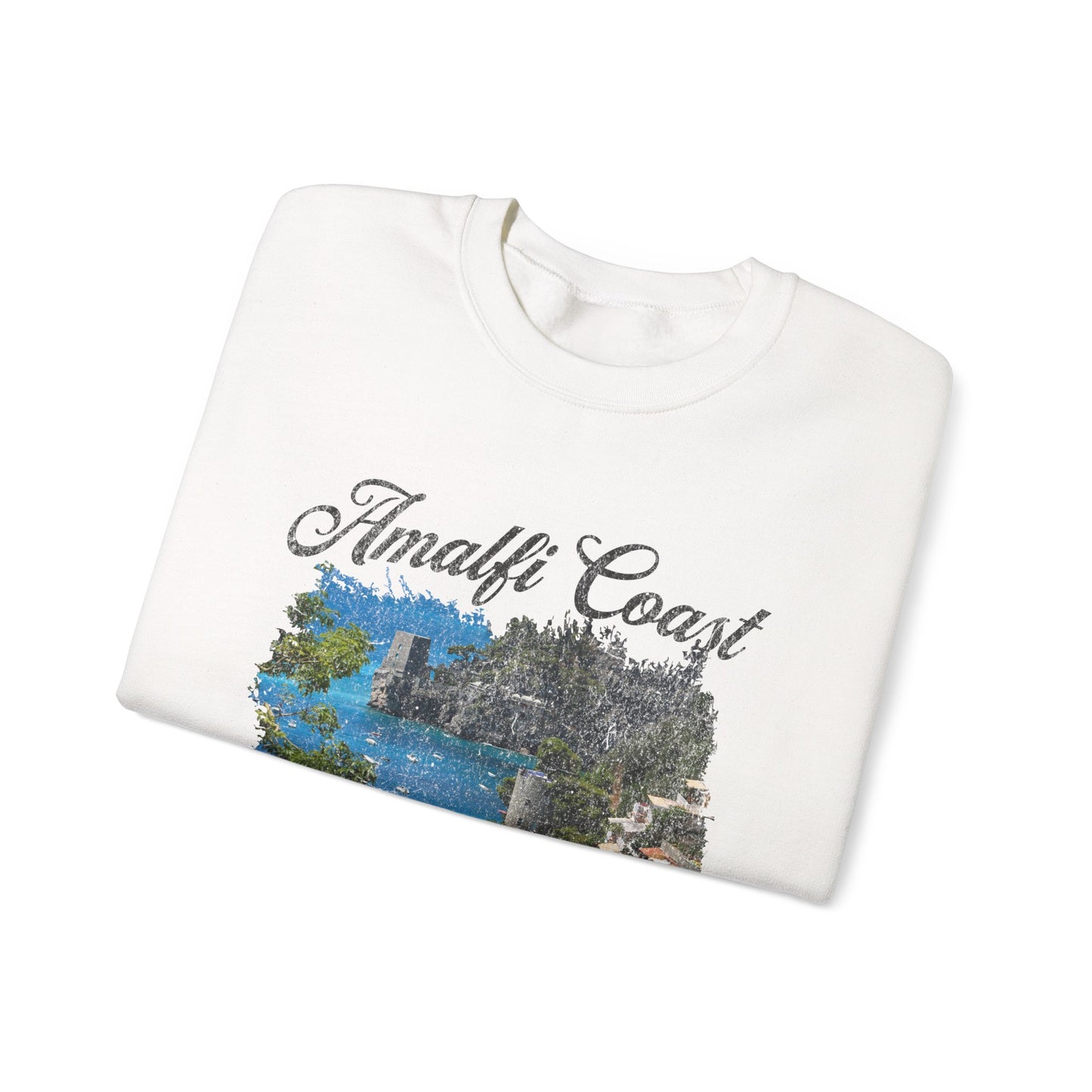 Minori Beach Amalfi Coast Graphic Sweatshirt