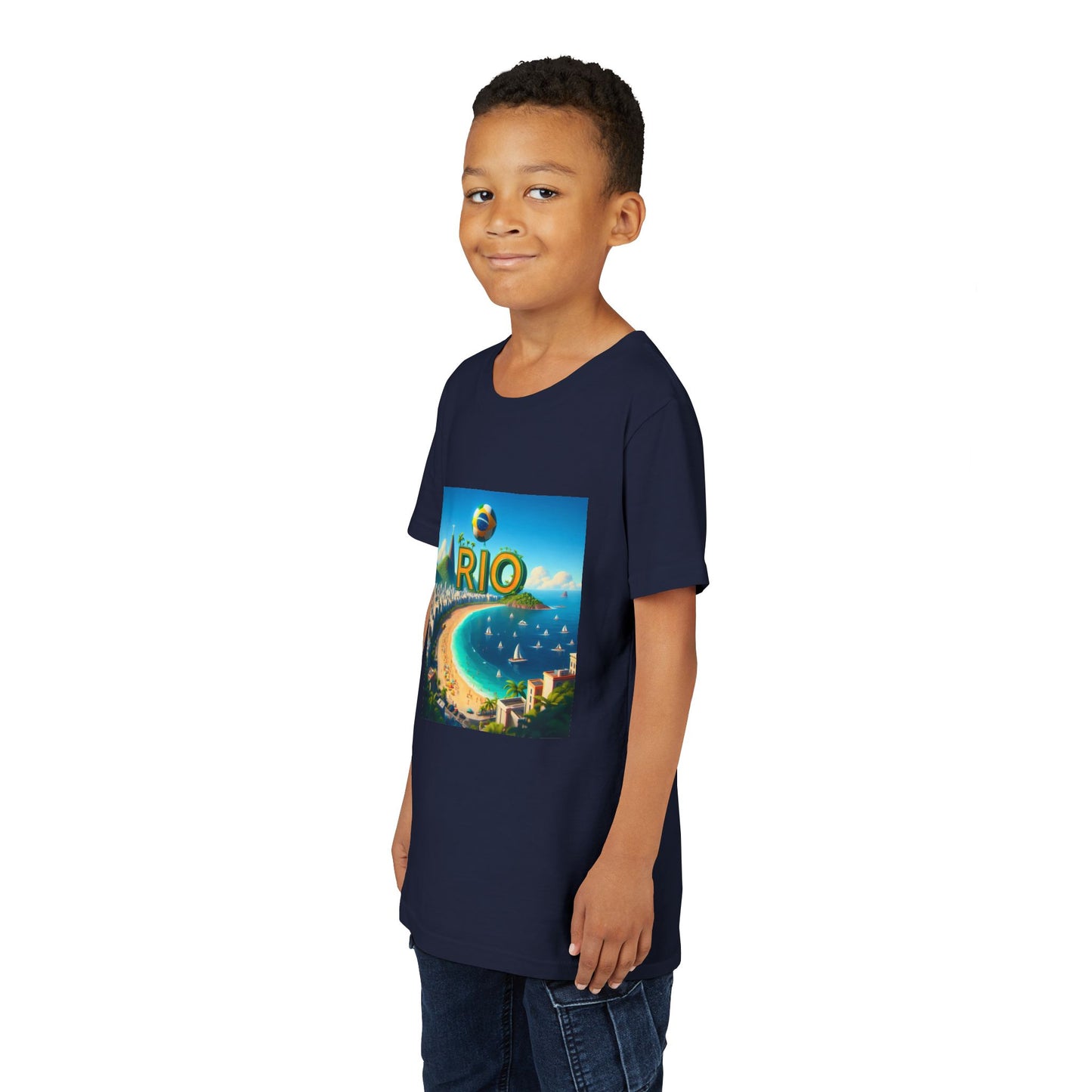 Rio Copacabana Disney Pixar Style Youth T-shirt