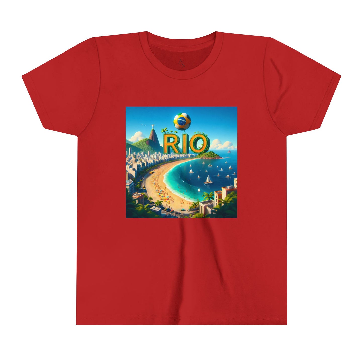 Rio Copacabana Disney Pixar Style Youth Short Sleeve Tee