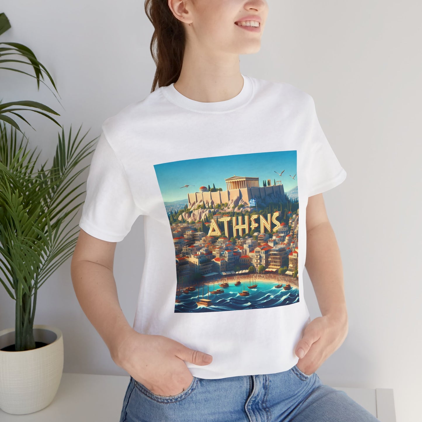 Athens Disney Pixar Style Jersey Short Sleeve Tee