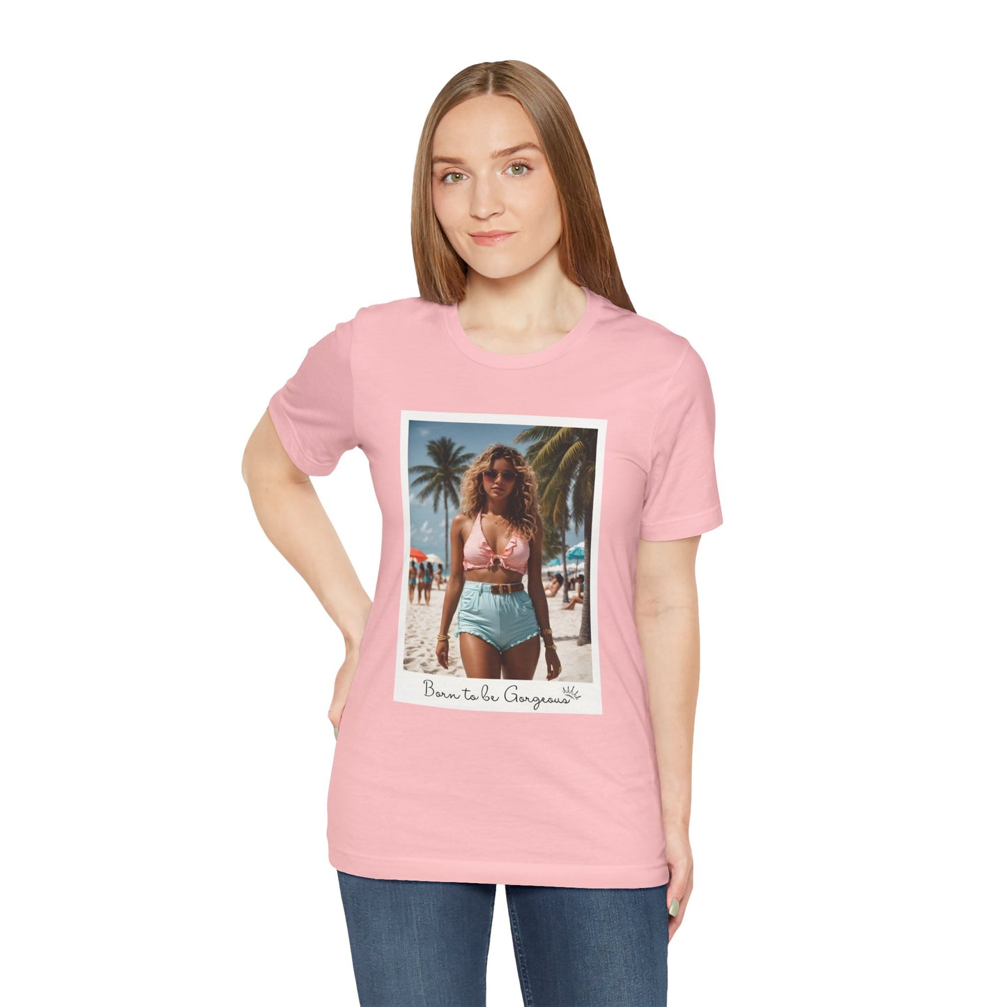 Born To Be Gorgeous Jersey Short Sleeve Tee