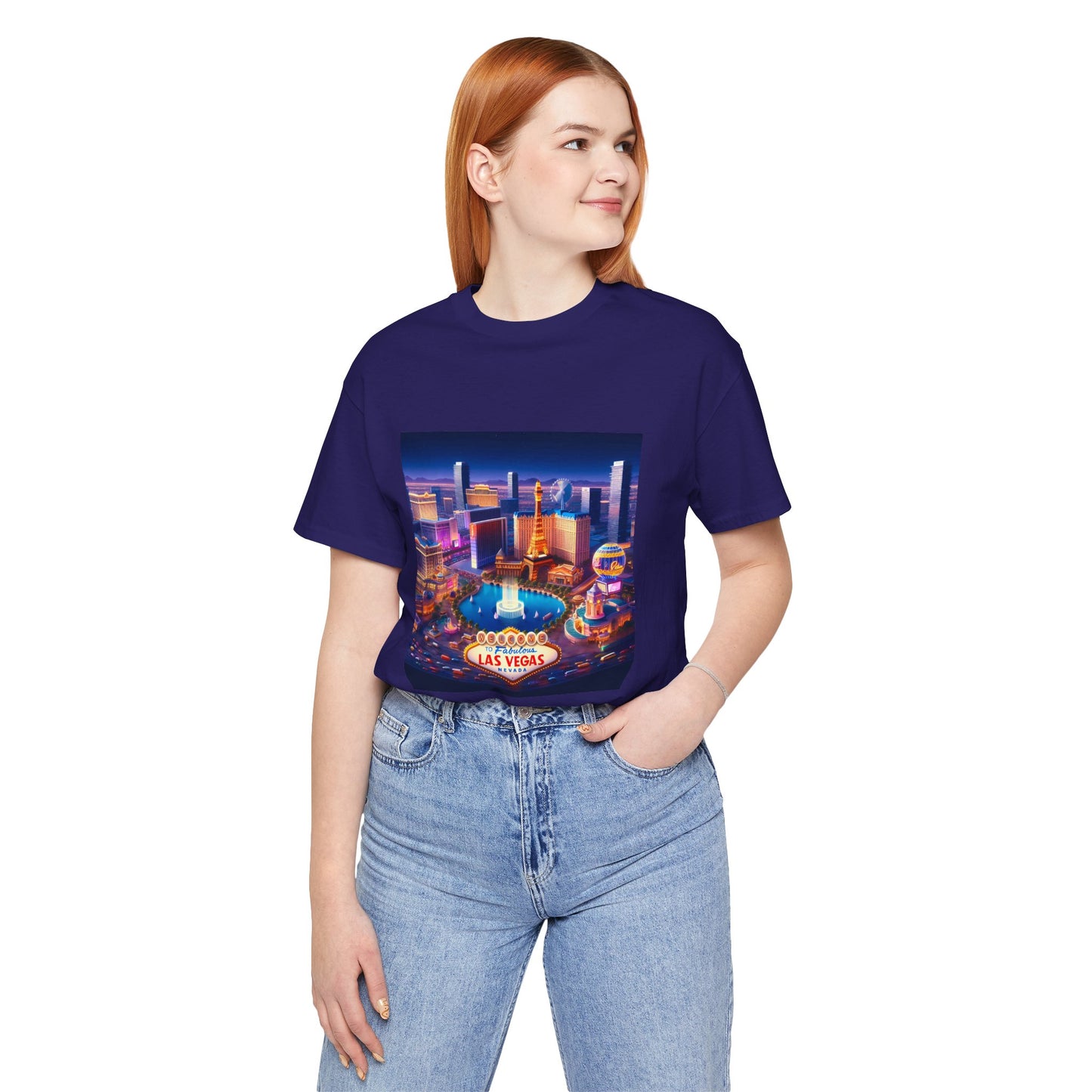 Las Vegas Disney Pixar Style Jersey Short Sleeve Tee