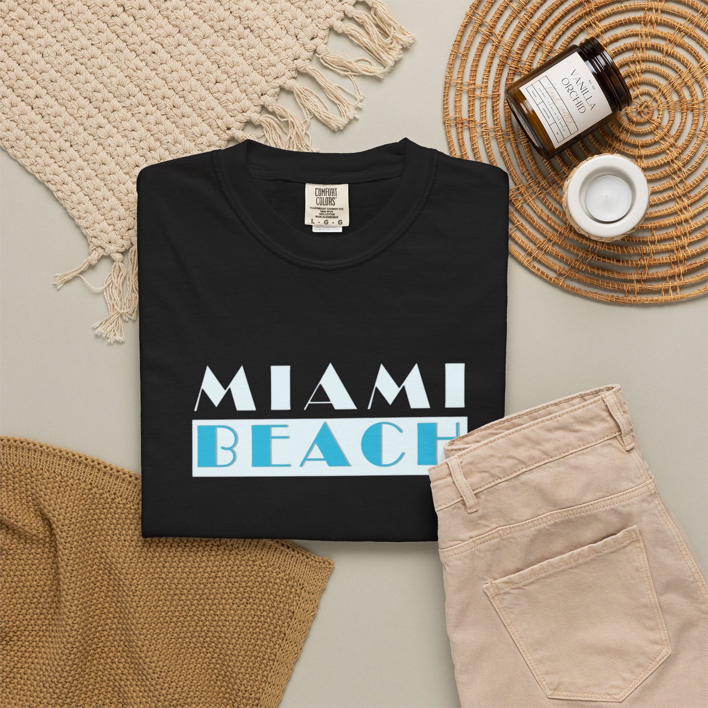 Miami Beach Retro Graphic T-Shirt