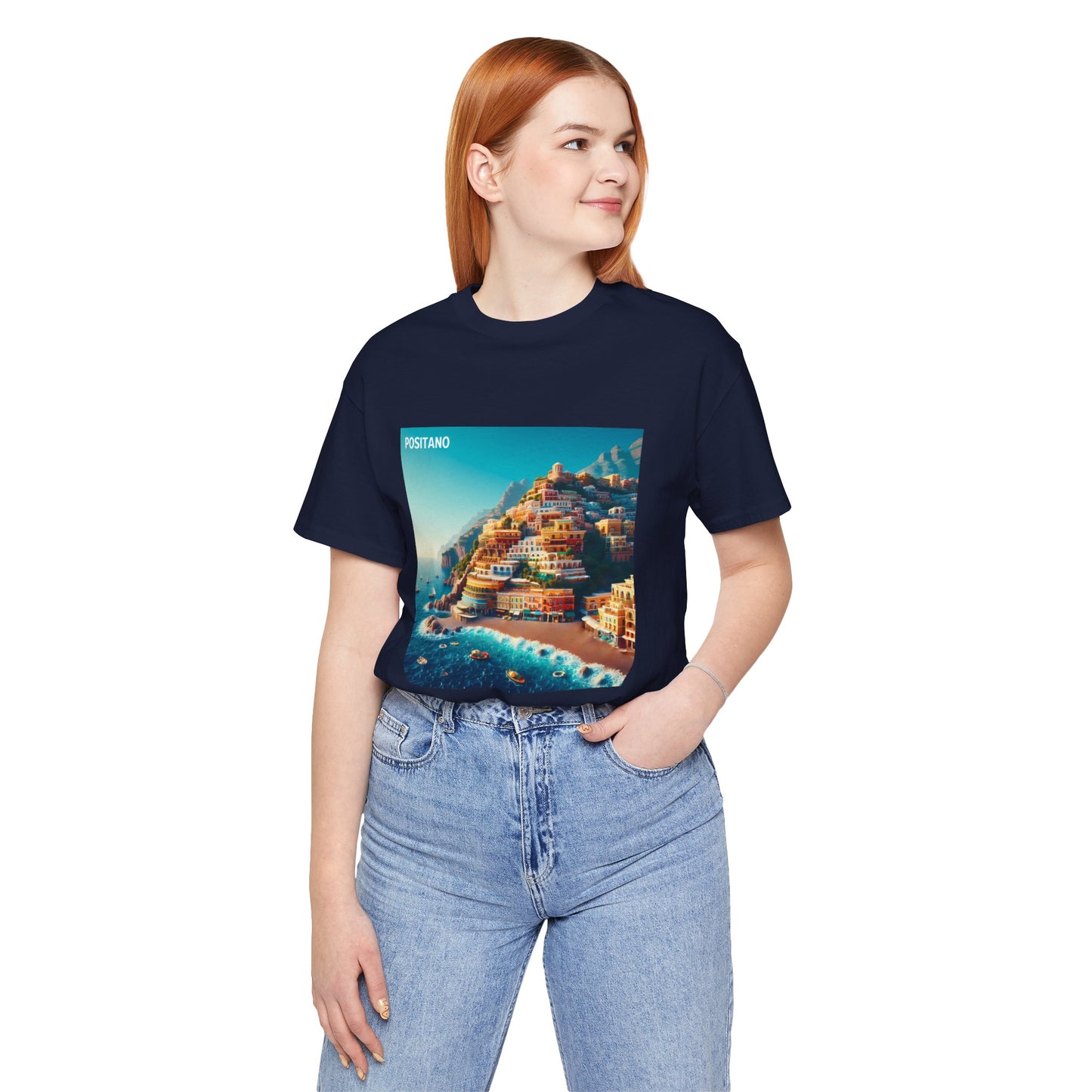 Positano Disney Pixar Style Jersey Short Sleeve Tee