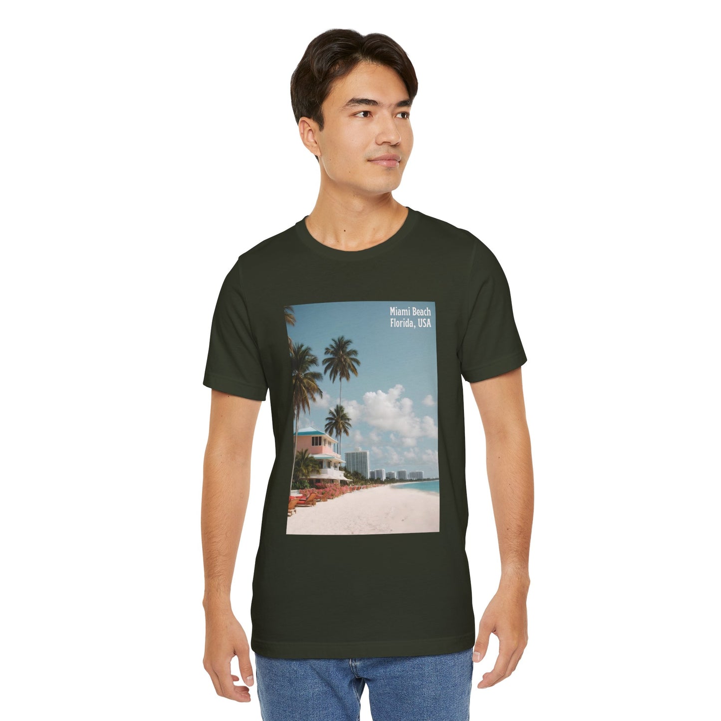 Miami Beach Jersey Short Sleeve Tee