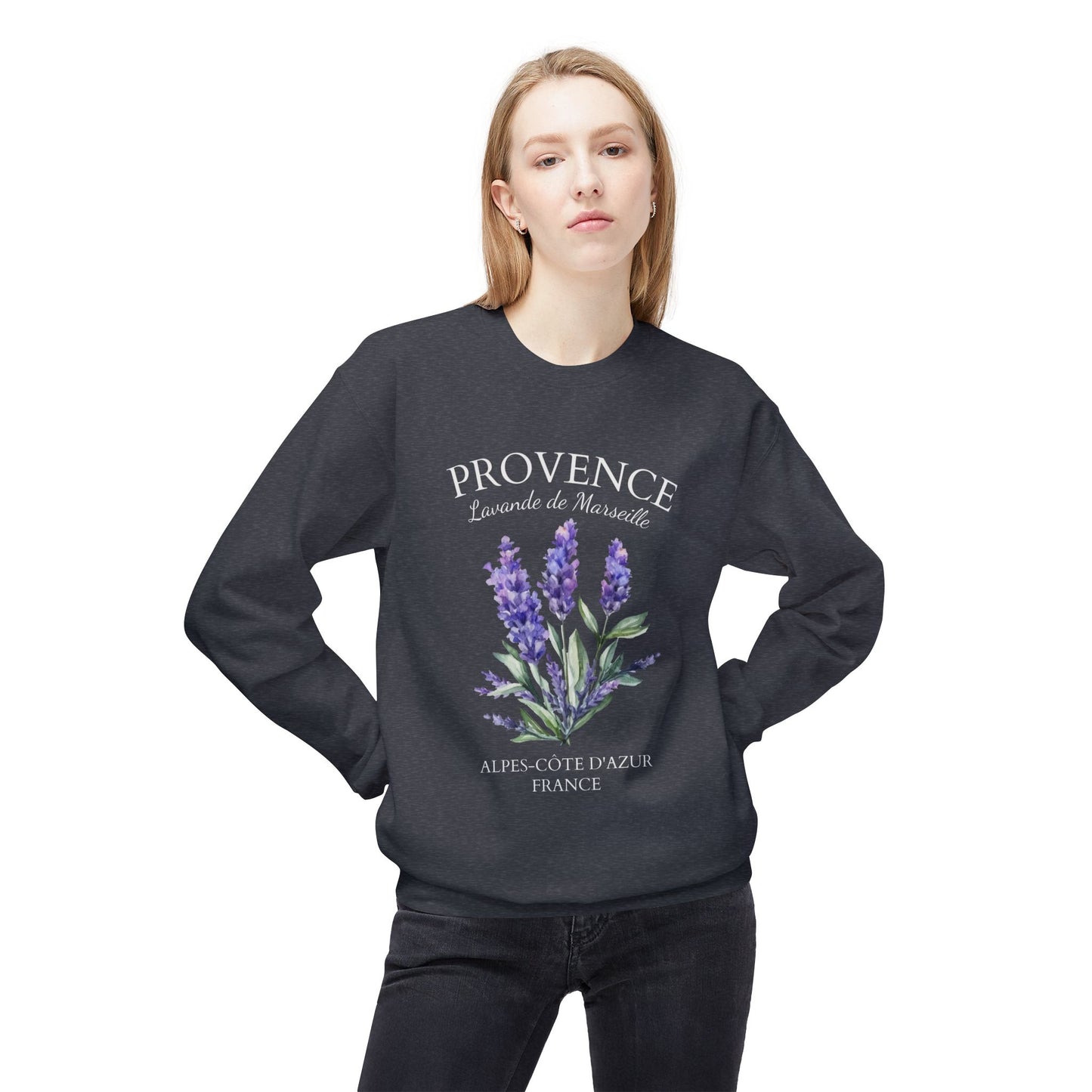 Provence Lavender Marseille Graphic Sweatshirt