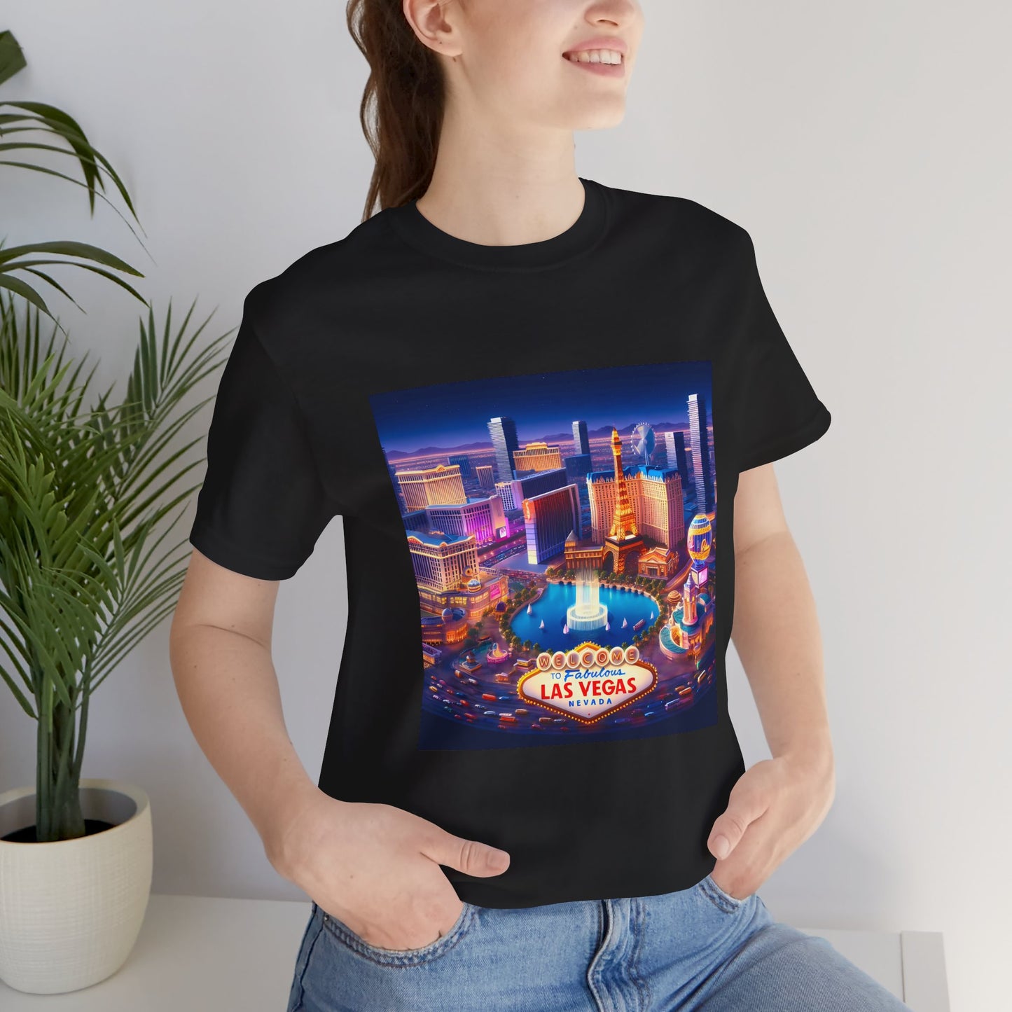 Las Vegas Disney Pixar Style Jersey Short Sleeve Tee