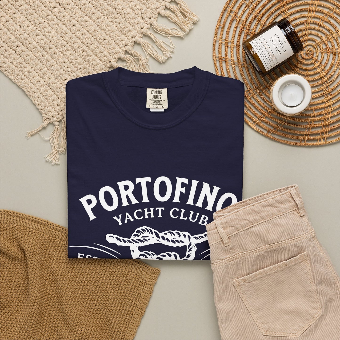 Portofino Yacht Club Graphic T-Shirt