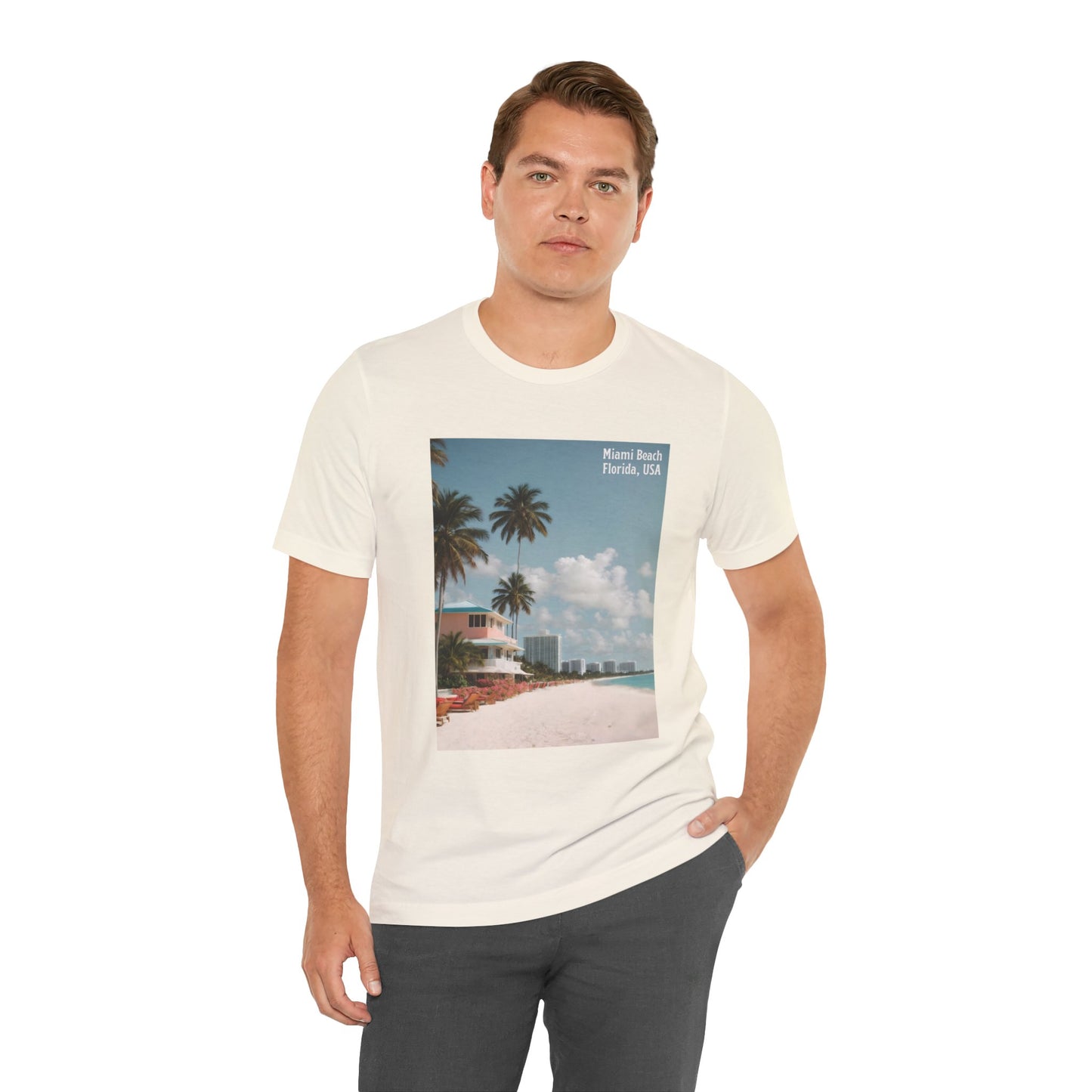 Miami Beach Jersey Short Sleeve Tee