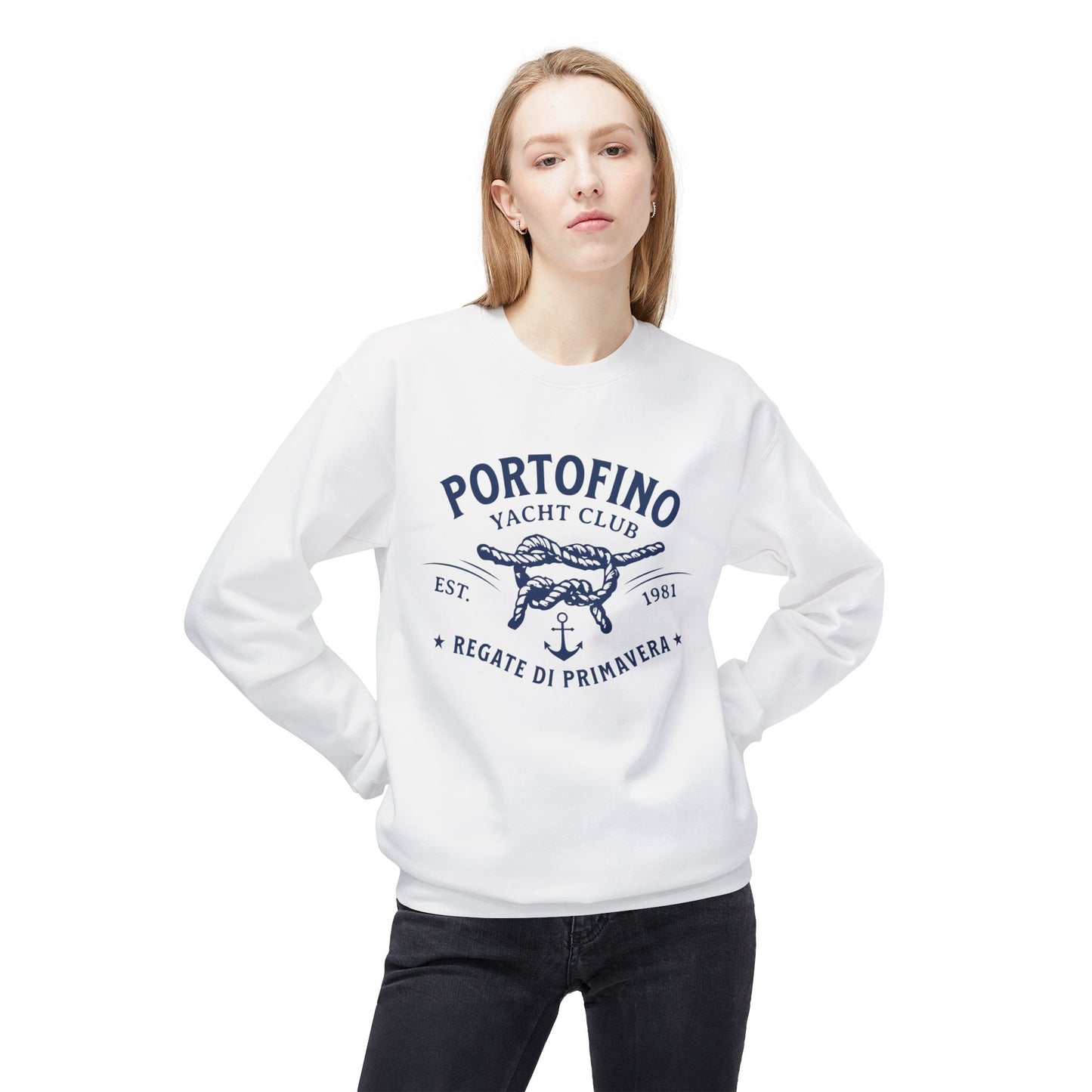 Portofino Yacht Club Graphic Sweatshirt