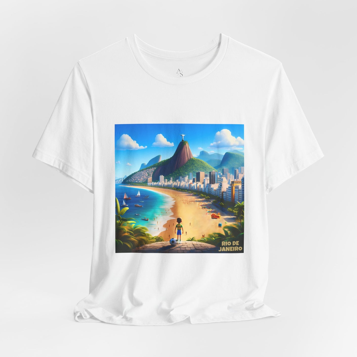 Rio De Janeiro Disney Pixar Style Jersey Short Sleeve Tee