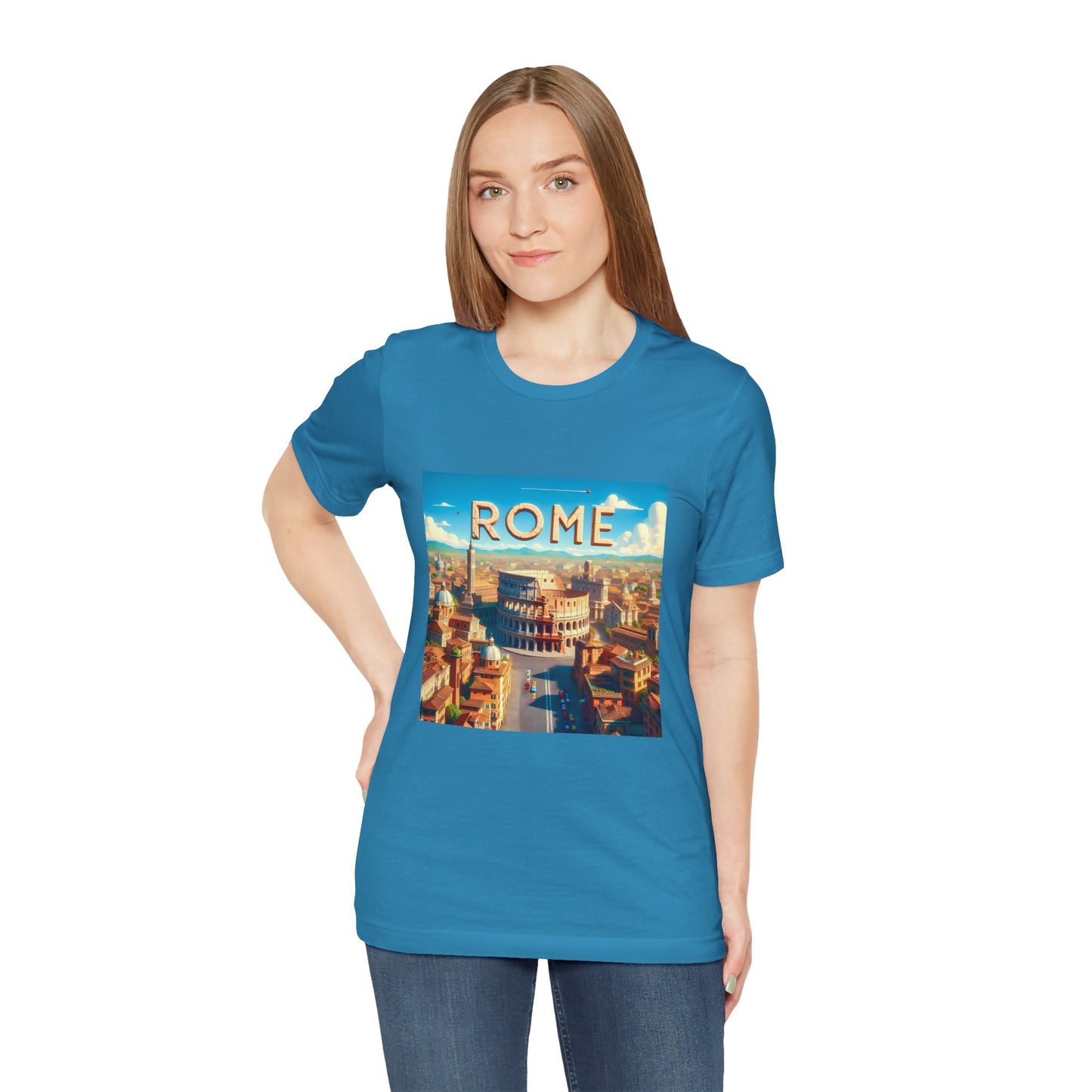 Rome Disney Pixar Style Jersey Short Sleeve Tee