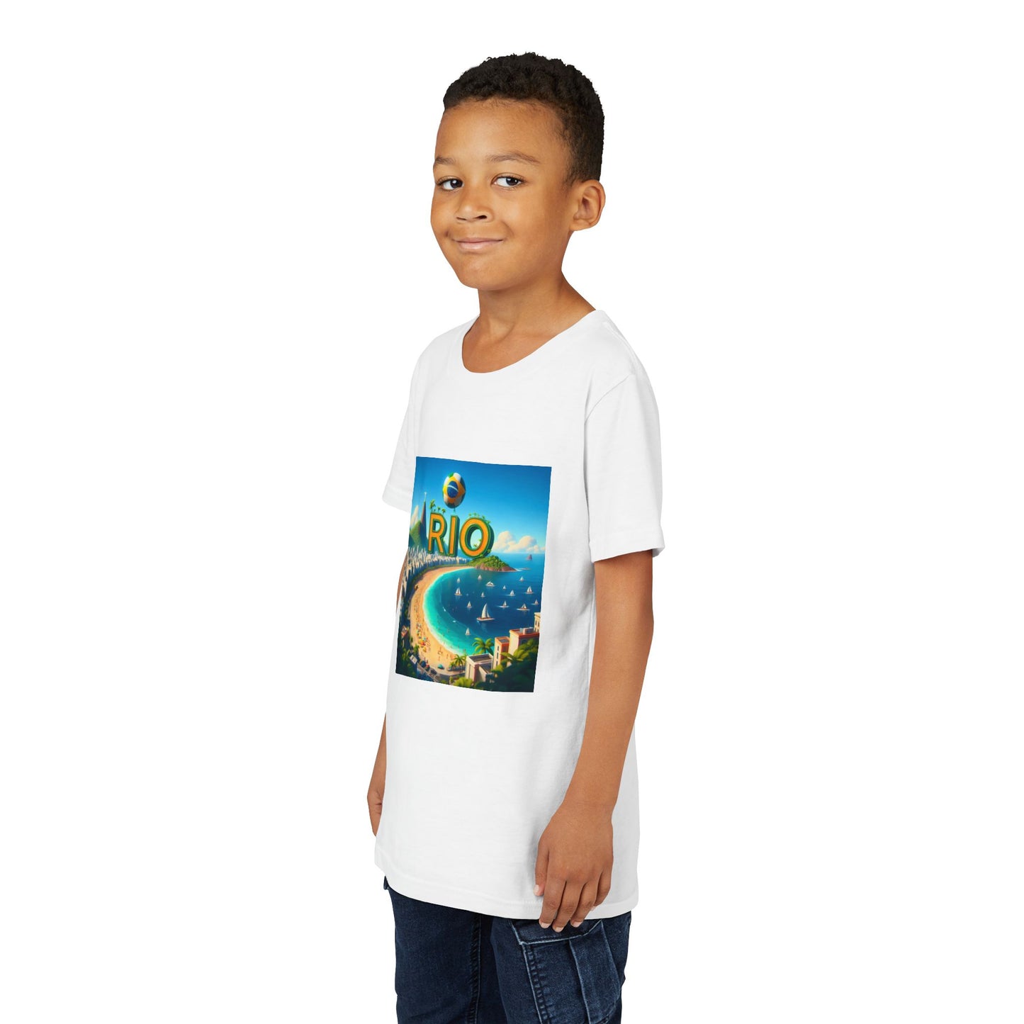 Rio Copacabana Disney Pixar Style Youth T-shirt