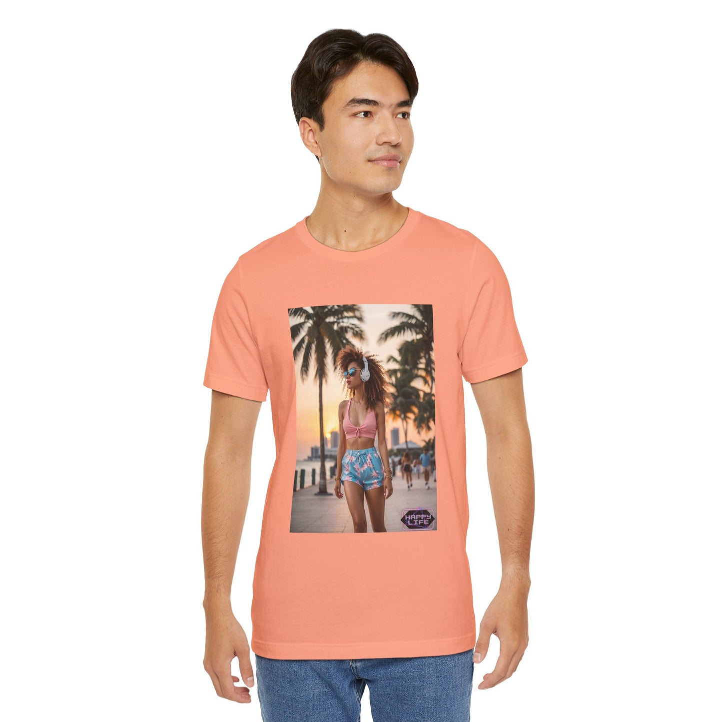 Chill Sunset Vibes Jersey Short Sleeve Tee