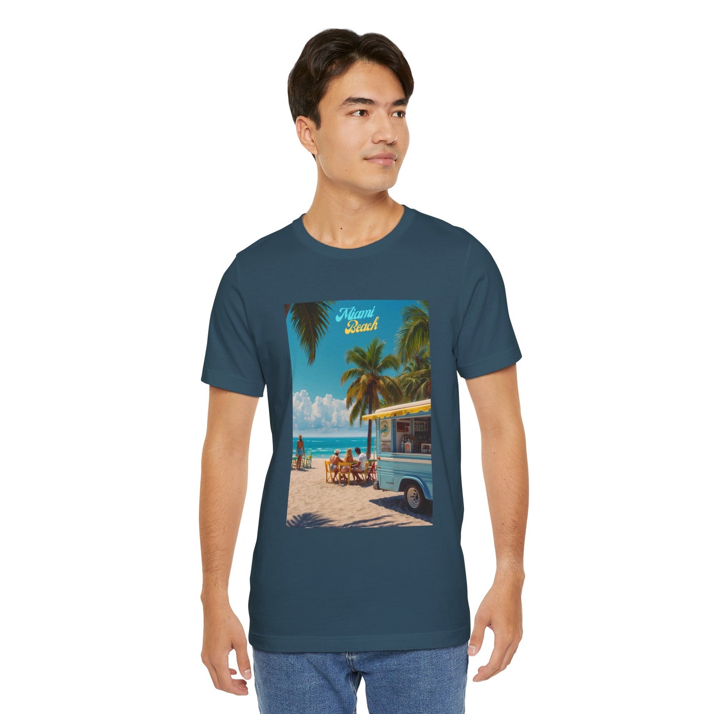 Miami Beach Retrosense Jersey Short Sleeve Tee