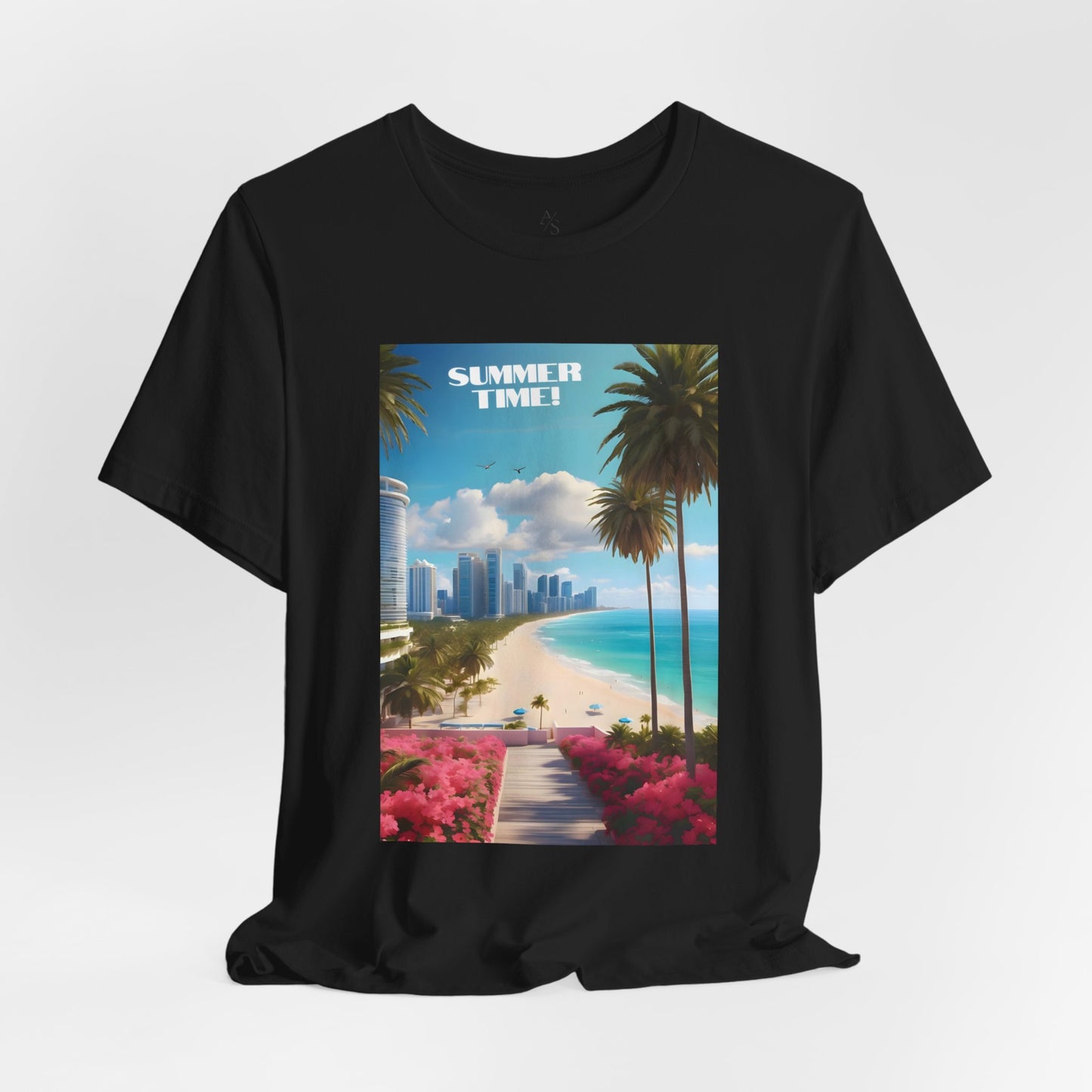 Summer Time Jersey Short Sleeve Tee