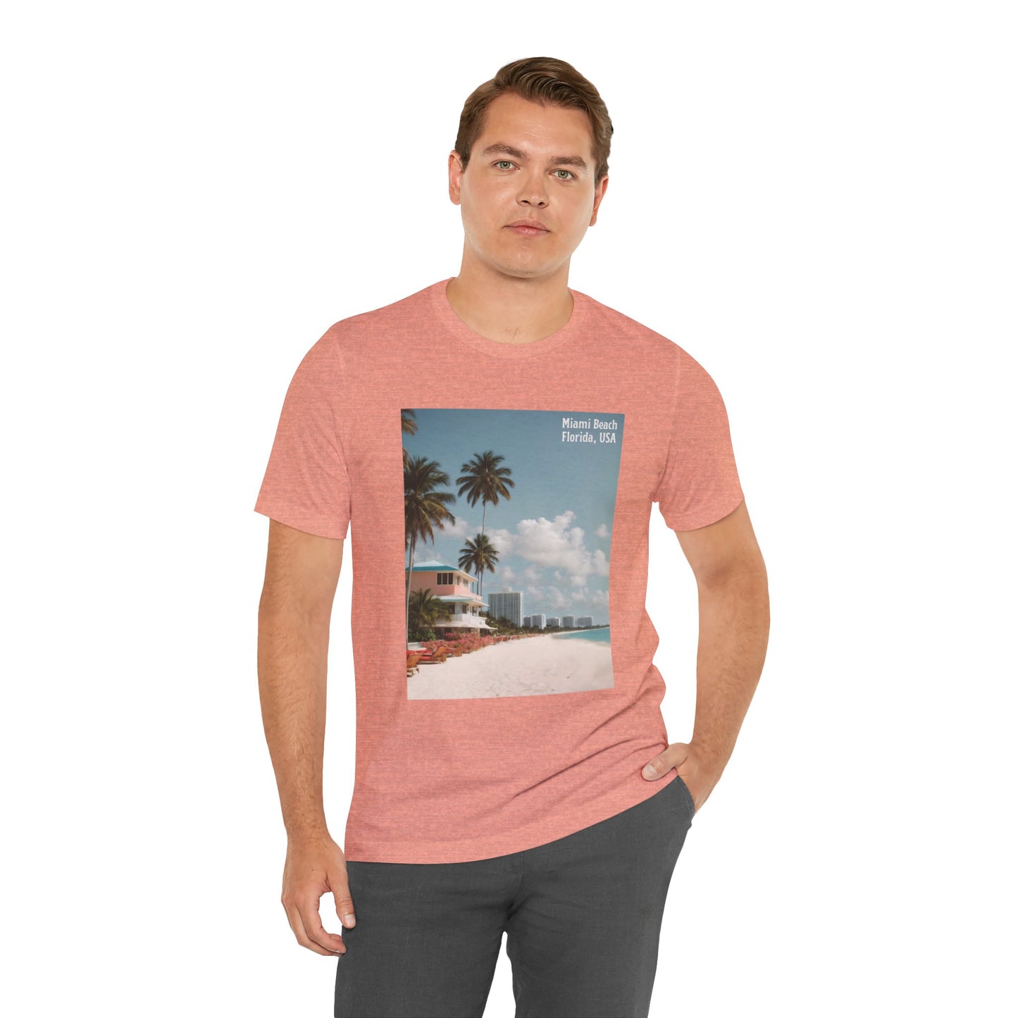 Miami Beach Jersey Short Sleeve Tee