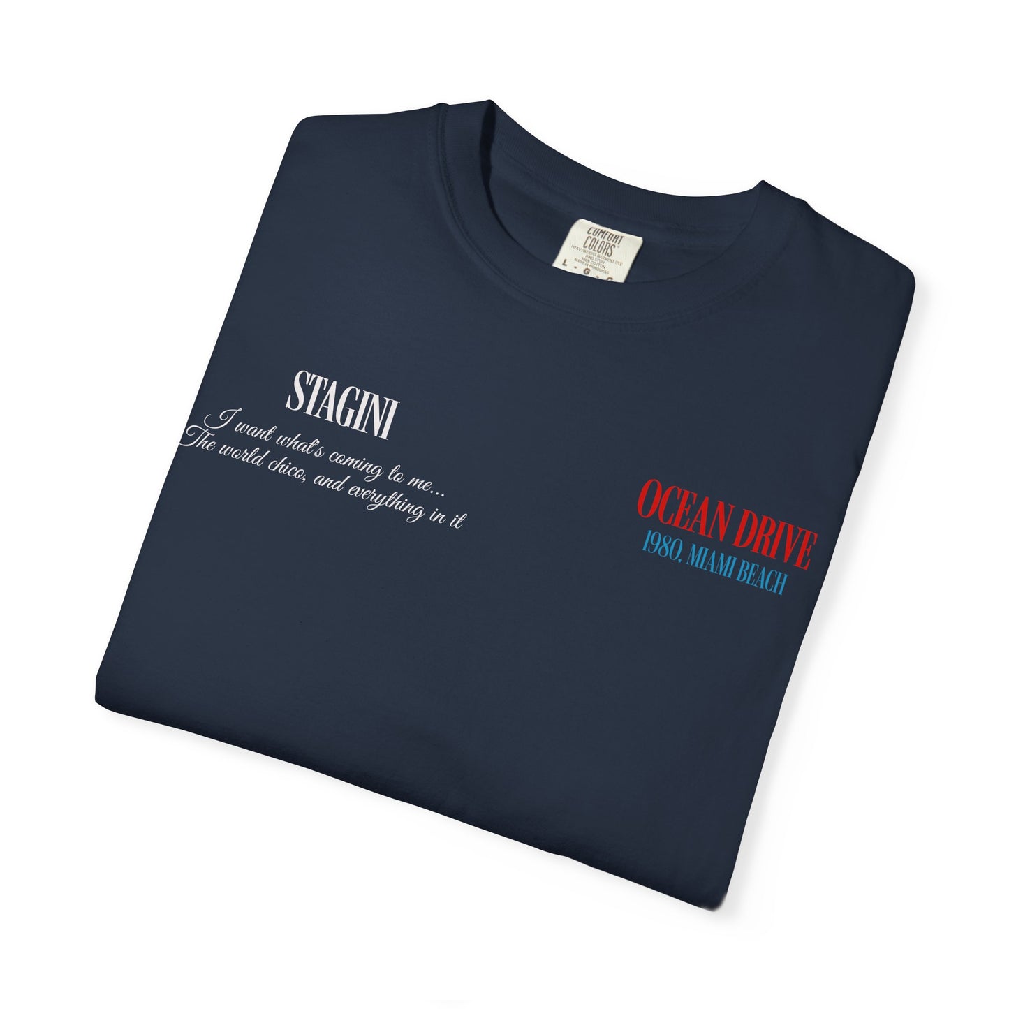Ocean Drive 1980 Miami Beach Graphic T-Shirt