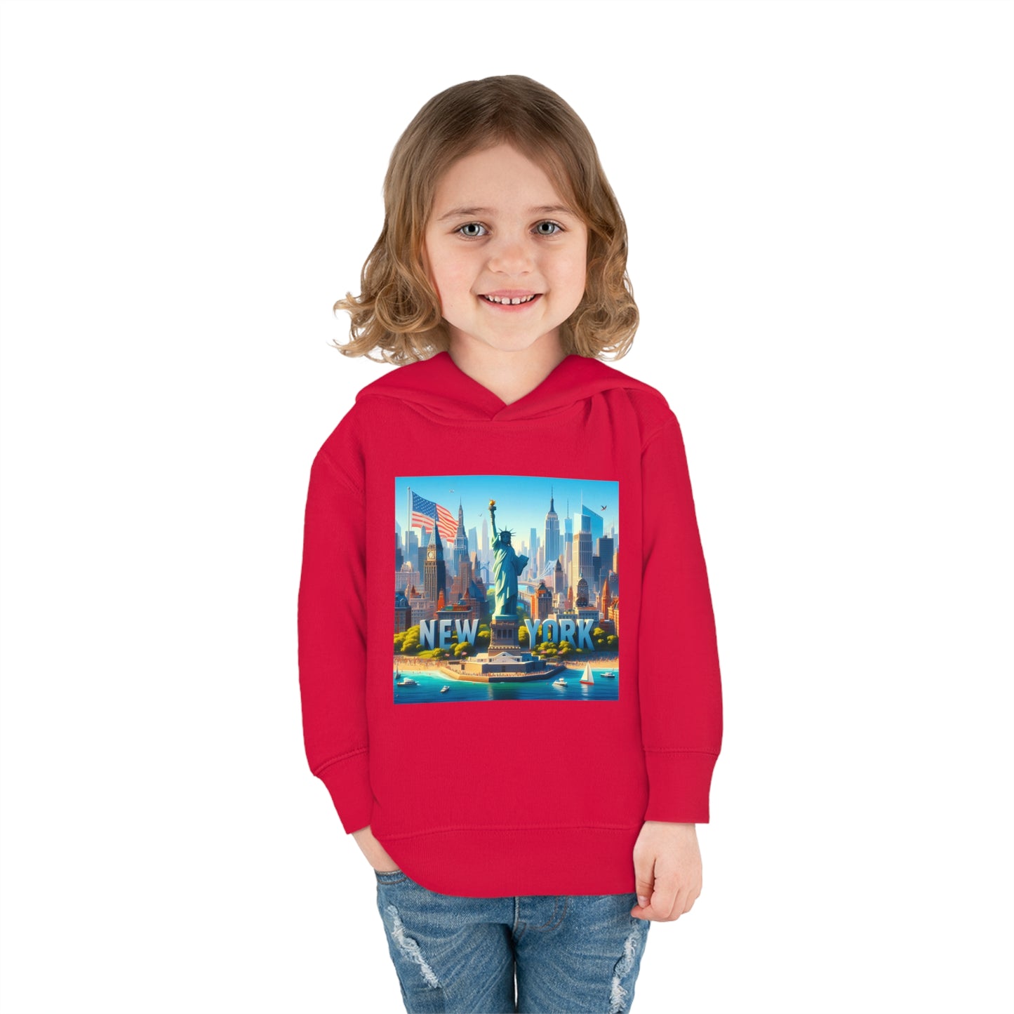 NY Disney Pixar Style Toddler Pullover Fleece Hoodie