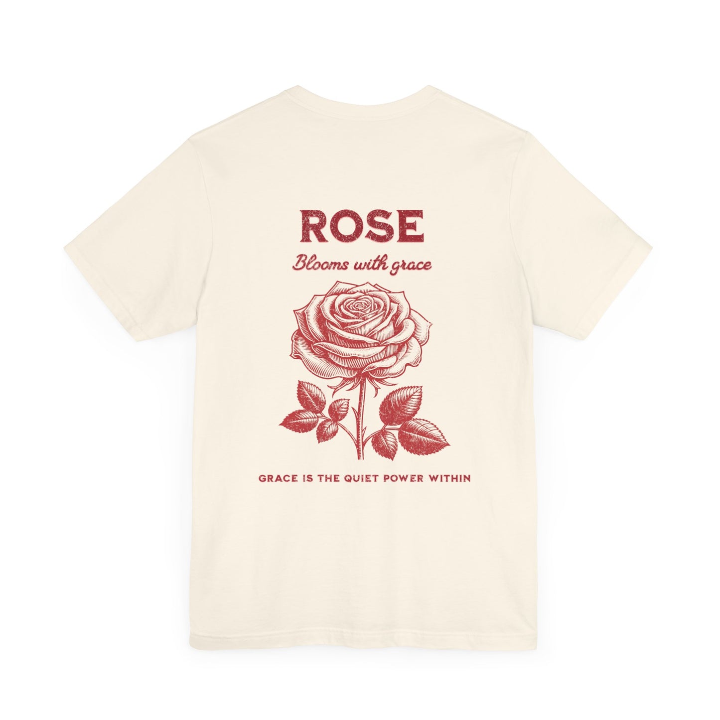 Rose Jersey Short Sleeve Tee