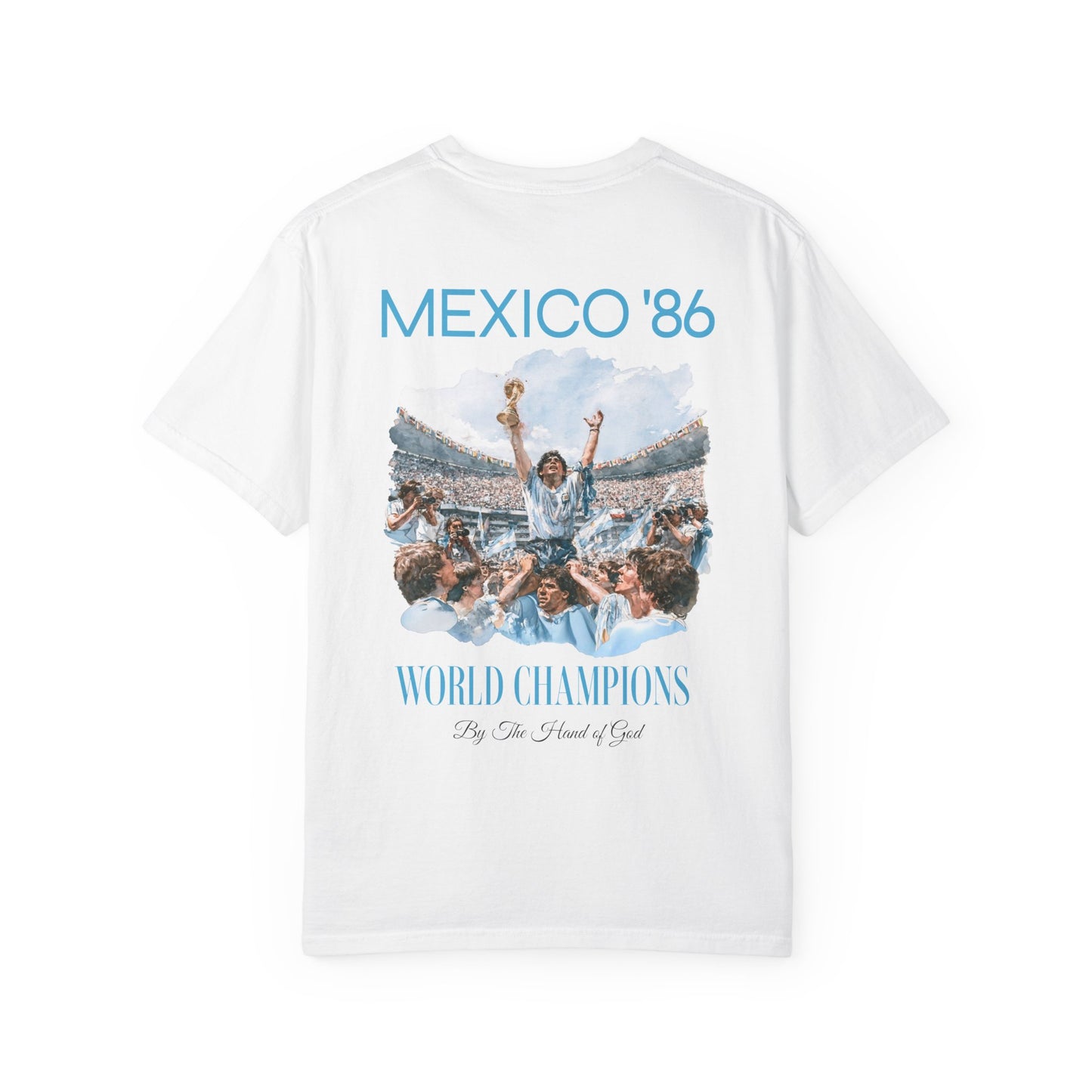 Mexico '86 World Champions Argentina Retro Graphic T-Shirt