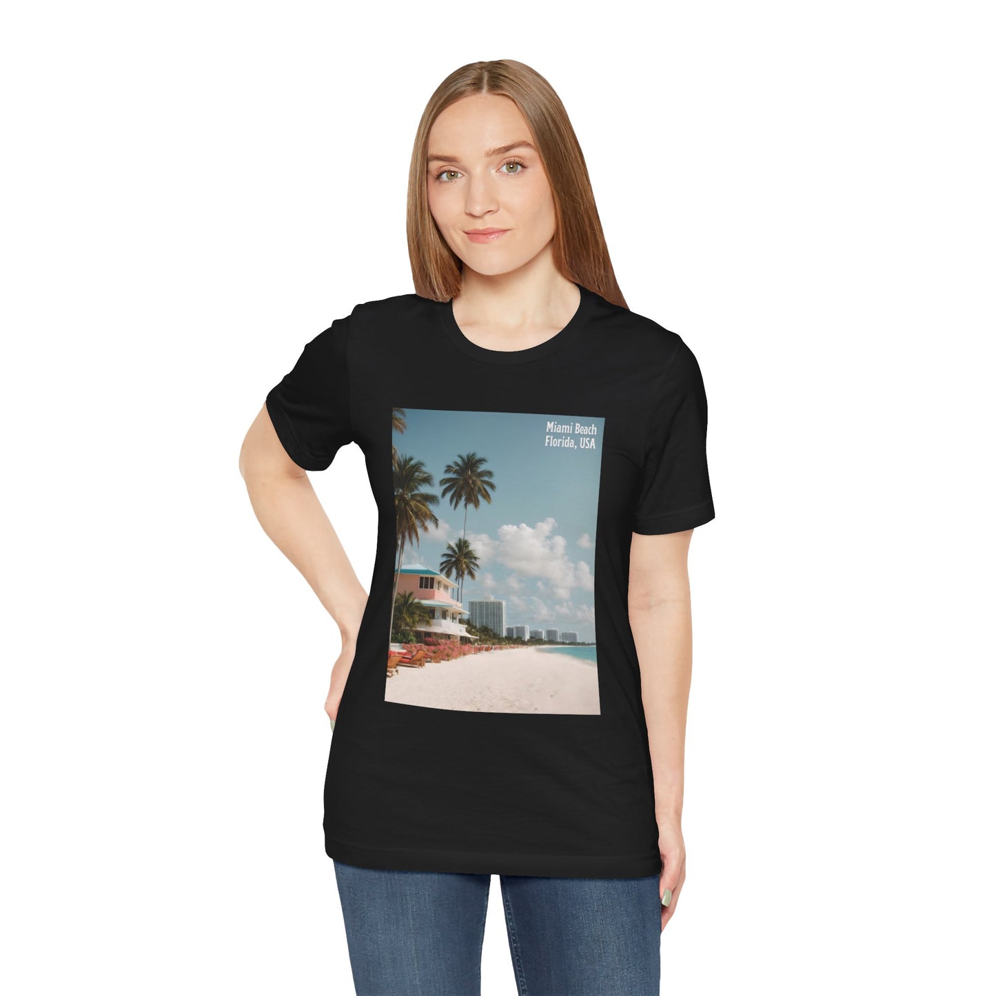 Miami Beach Jersey Short Sleeve Tee