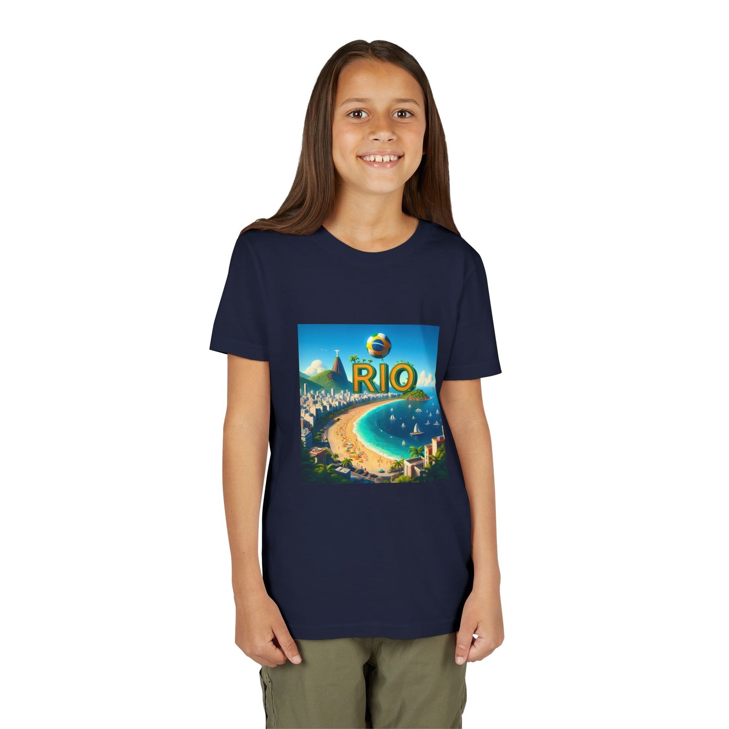 Rio Copacabana Disney Pixar Style Youth T-shirt