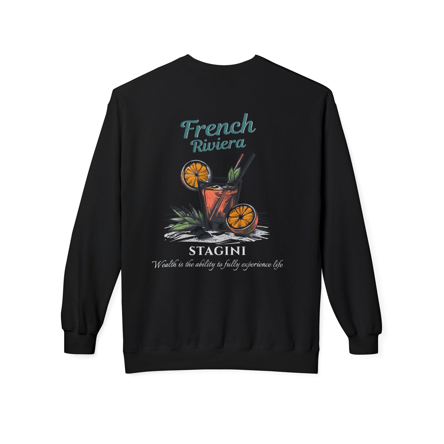 French Riviera Midweight Softstyle Fleece Crewneck Sweatshirt