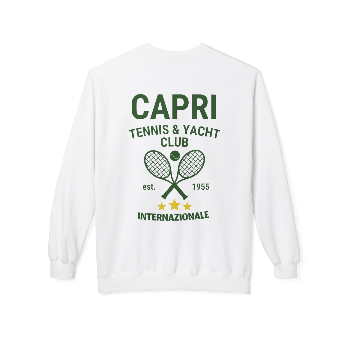 Capri Tennis & Yacht Club Vintage Graphic Sweatshirt