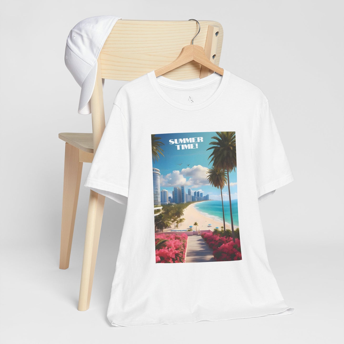 Summer Time Jersey Short Sleeve Tee