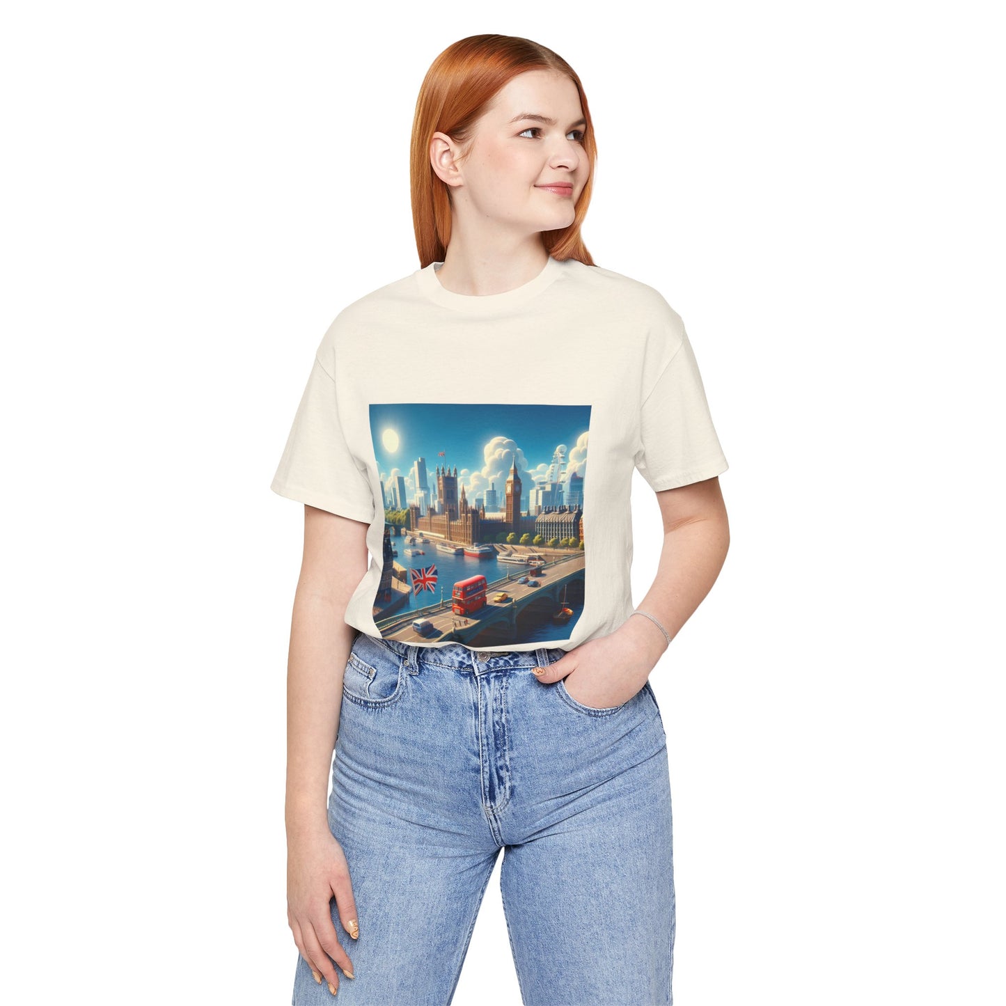 London Disney Pixar Style Jersey Short Sleeve Tee