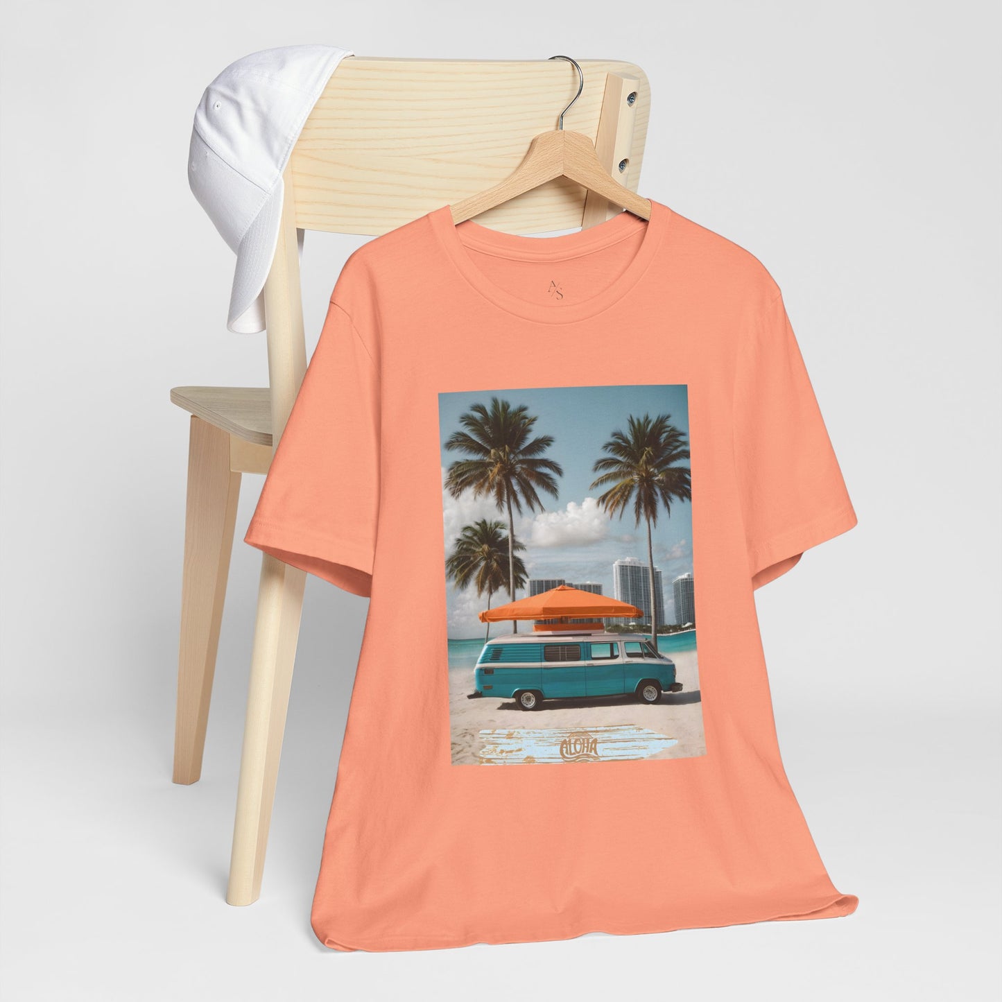 Vintage Van Miami Beach Jersey Short Sleeve Tee