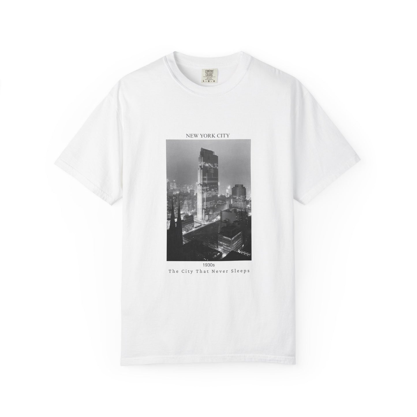 New York City Manhattan Photograph 1930s Graphic T-Shirt