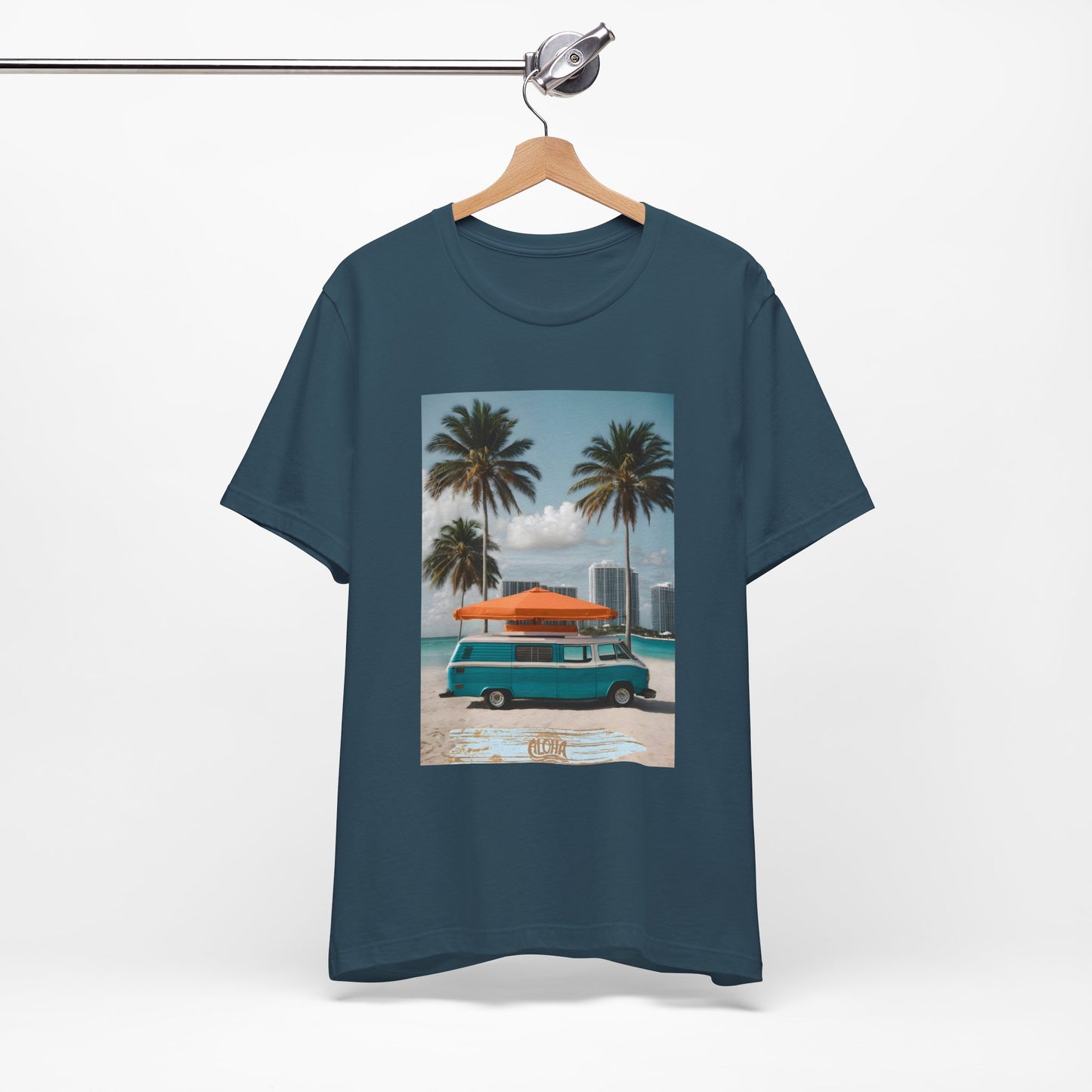 Vintage Van Miami Beach Jersey Short Sleeve Tee