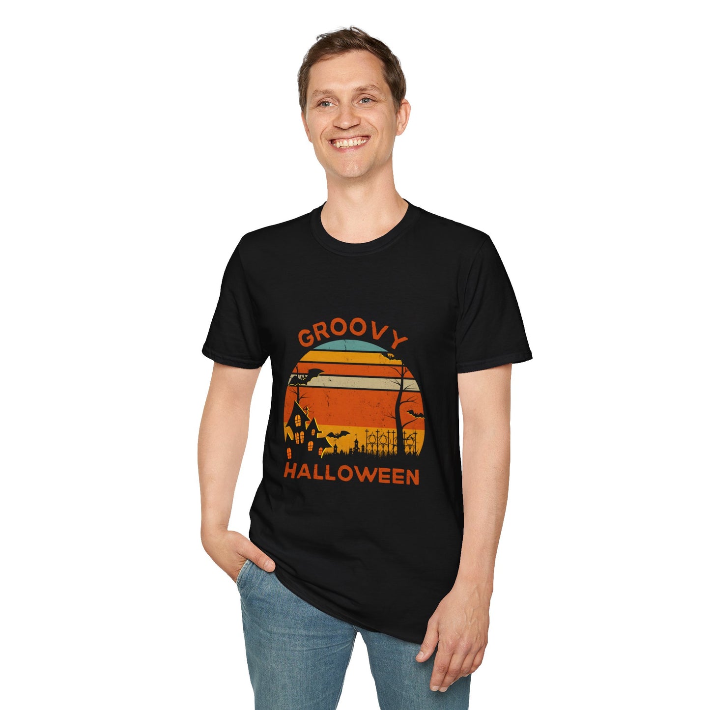 Groovy Halloween Softstyle T-Shirt