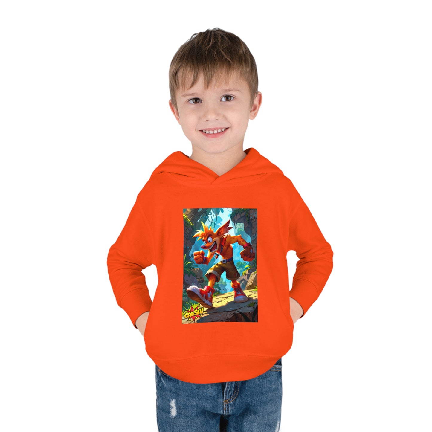 Crash Toddler Pullover Fleece Hoodie